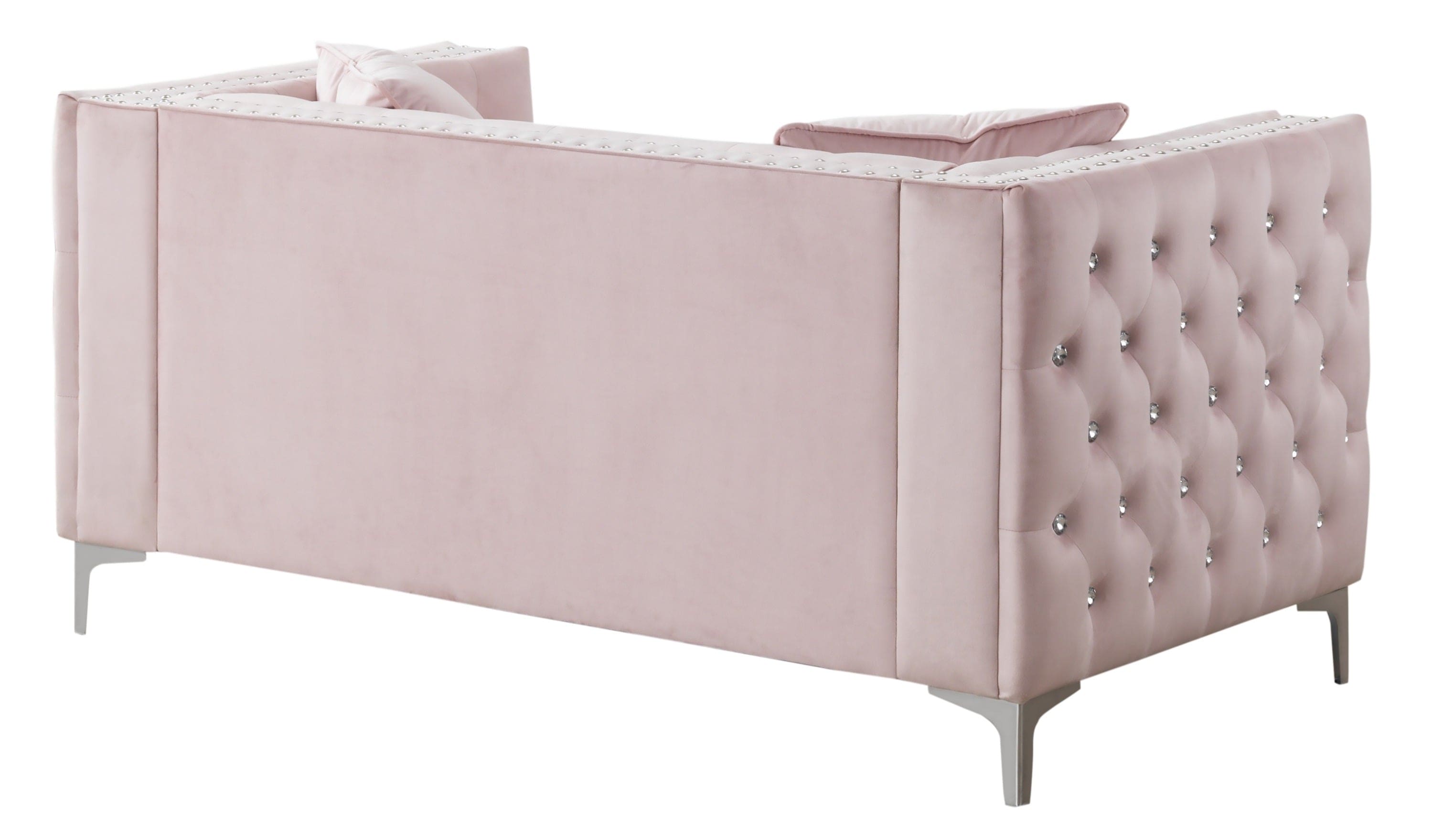 Glory Furniture Paige G824A-L Loveseat , PINK