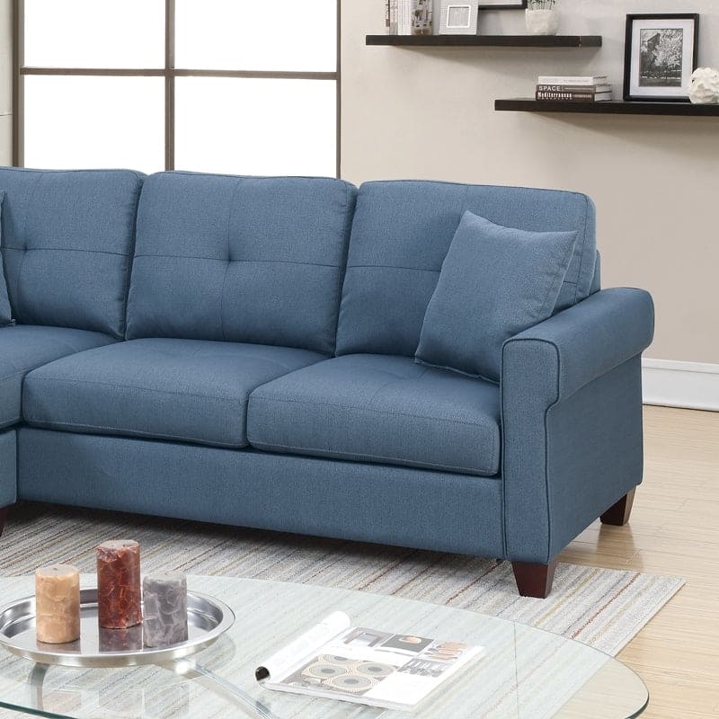 2-PCS SECTIONAL in Blue