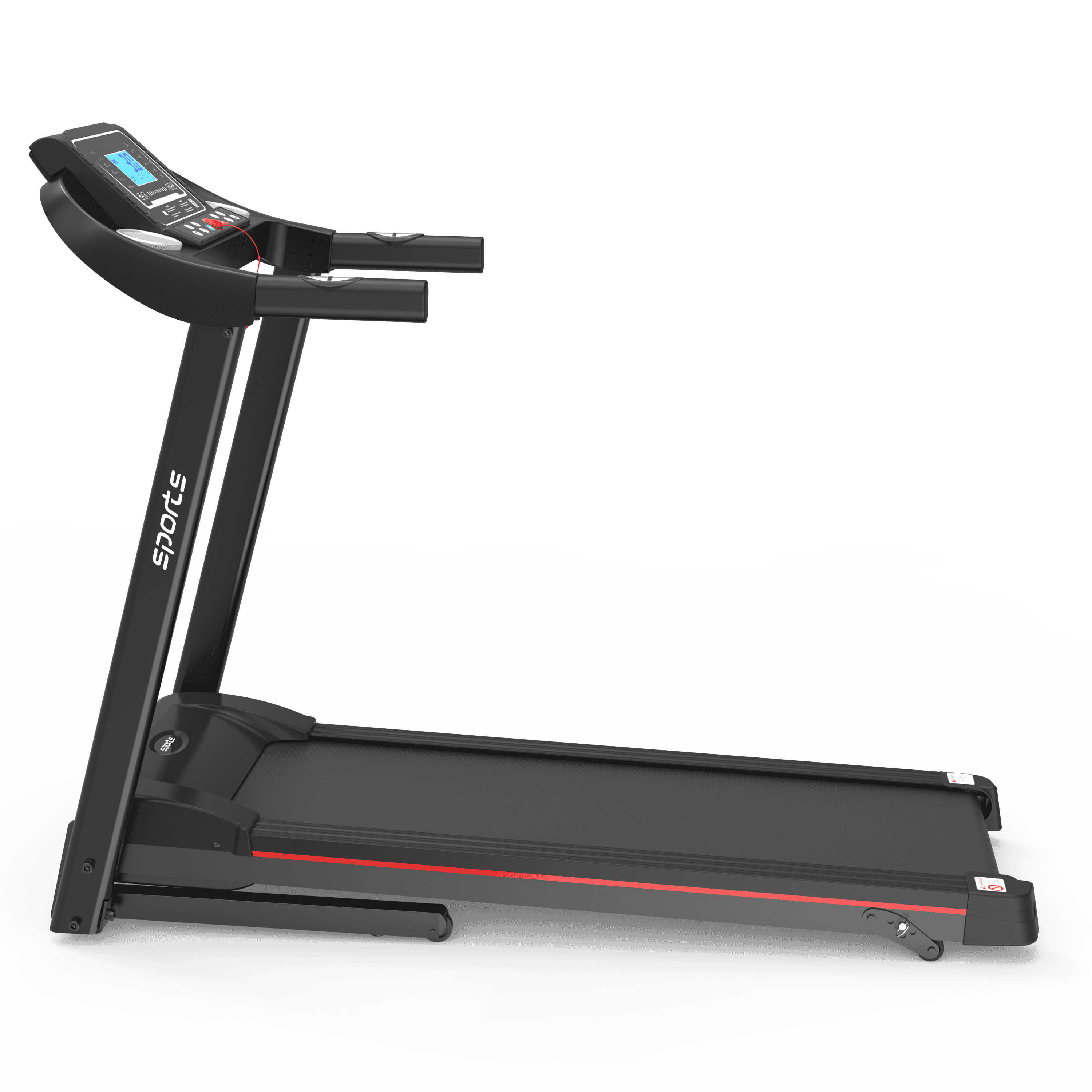 Fitshow App Home Foldable Treadmill with Incline, Folding Treadmill for Home Workout, Electric Walking Treadmill Machine 5" LCD Screen 250 LB Capacity Bluetooth Music