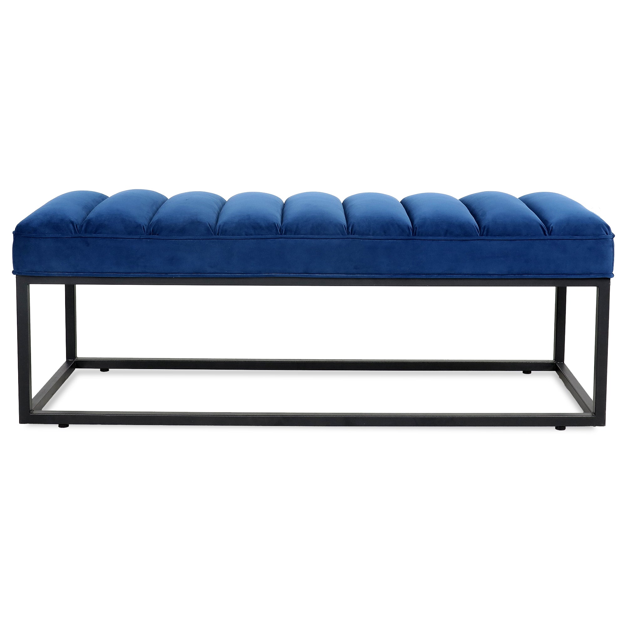 Metal Base Upholstered Bench for Bedroom for Entryway