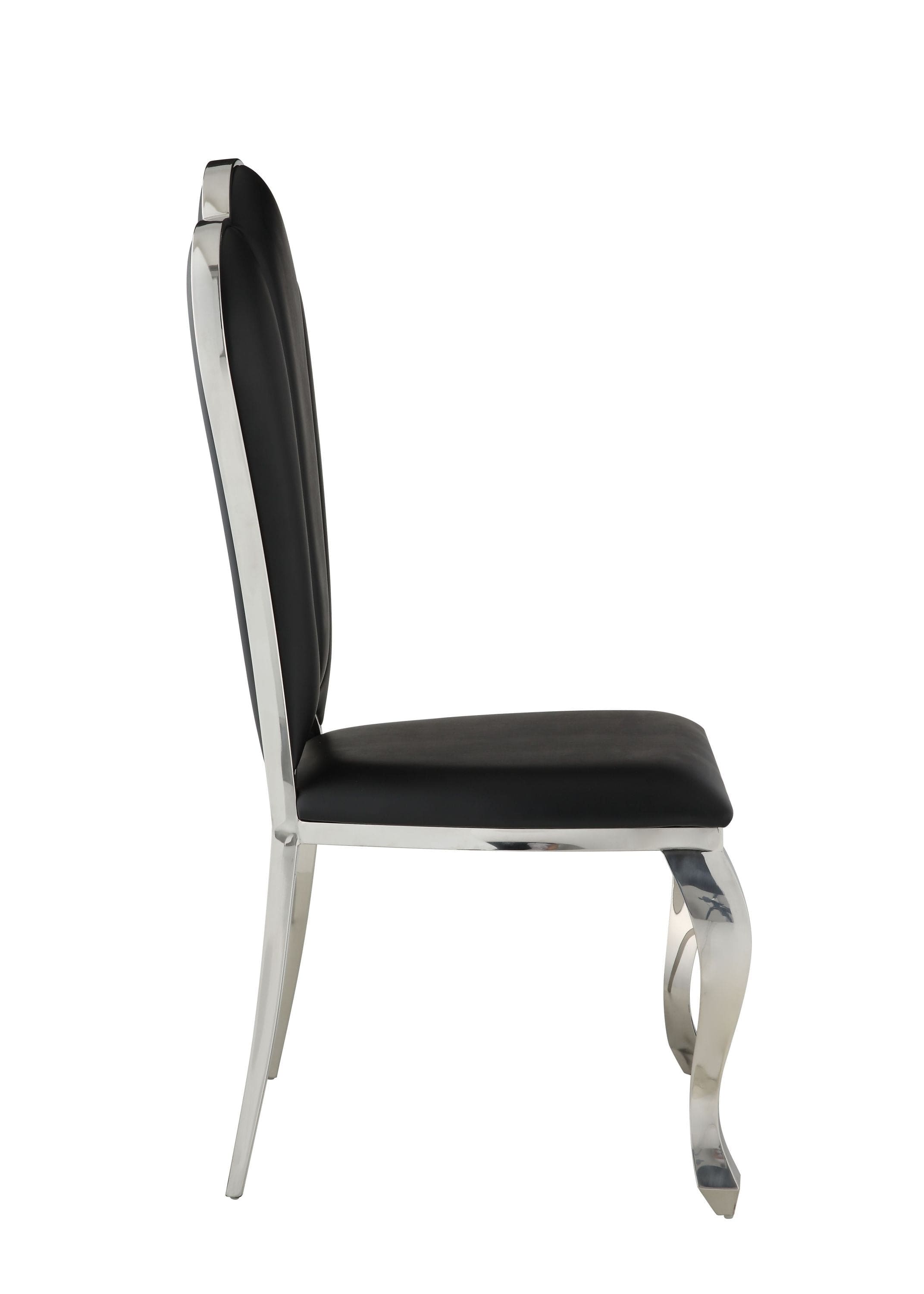 ACME Cyrene Side Chair (Set-2) in Black  DN00927