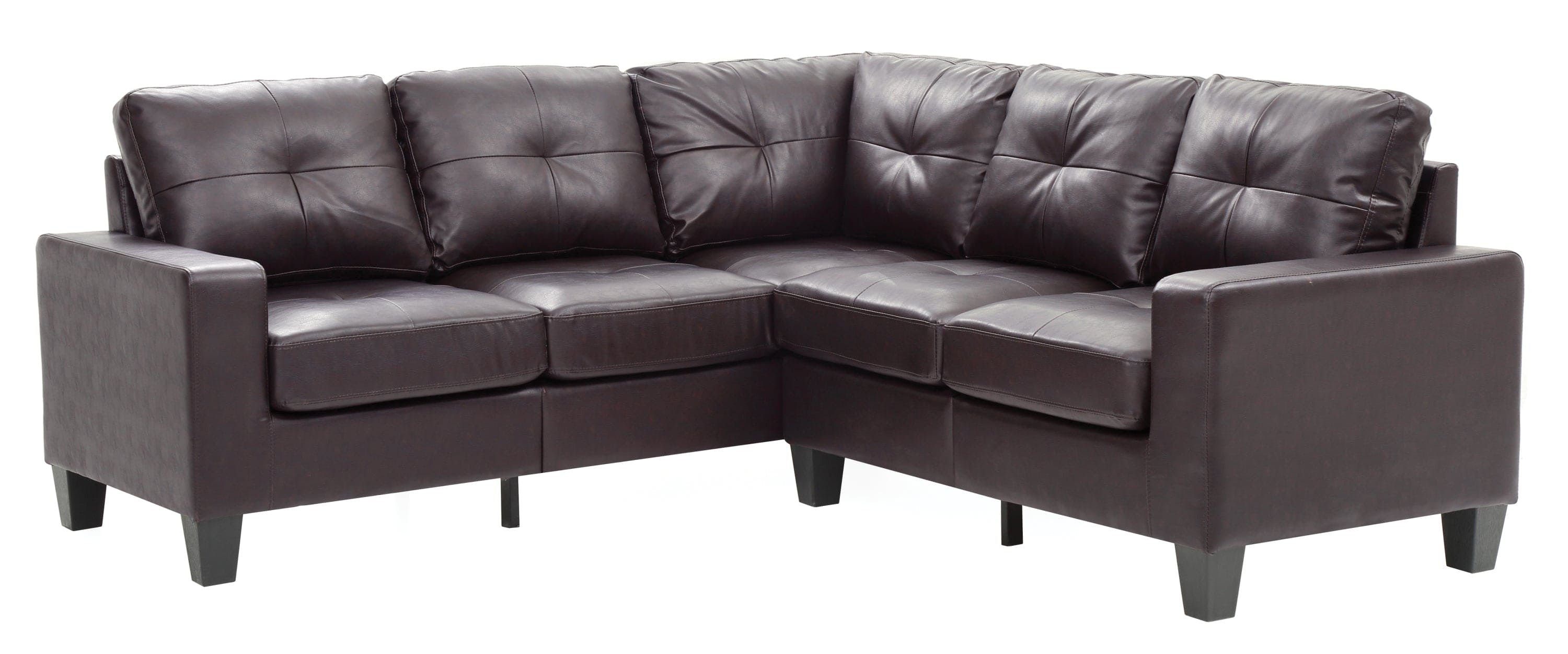 Glory Furniture Newbury G464B-SC Sectional, DARK BROWN