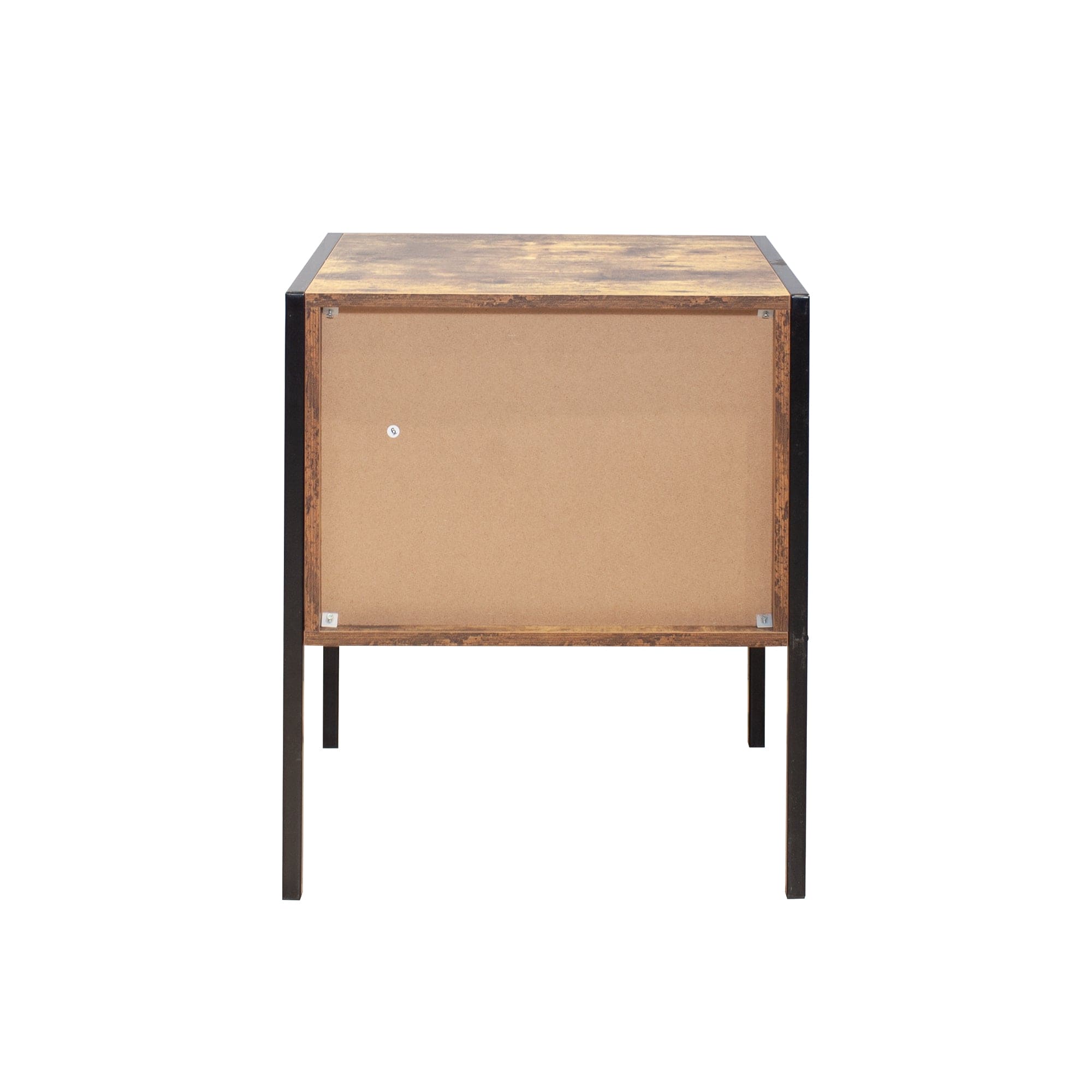 Set of 2 pcs nightstand,industrial style