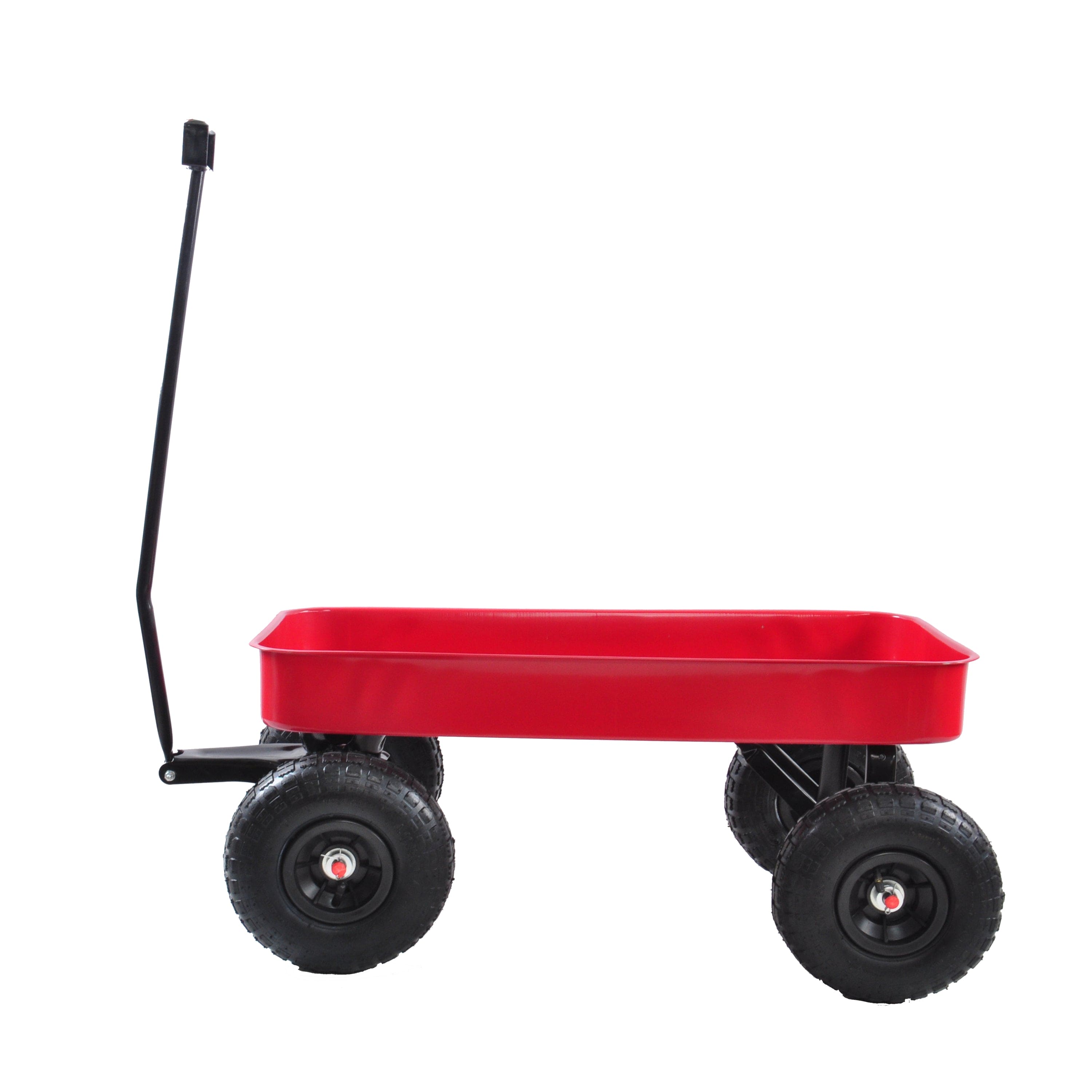 Outdoor Wagon All Terrain Pulling  Air Tires Children Kid Garden