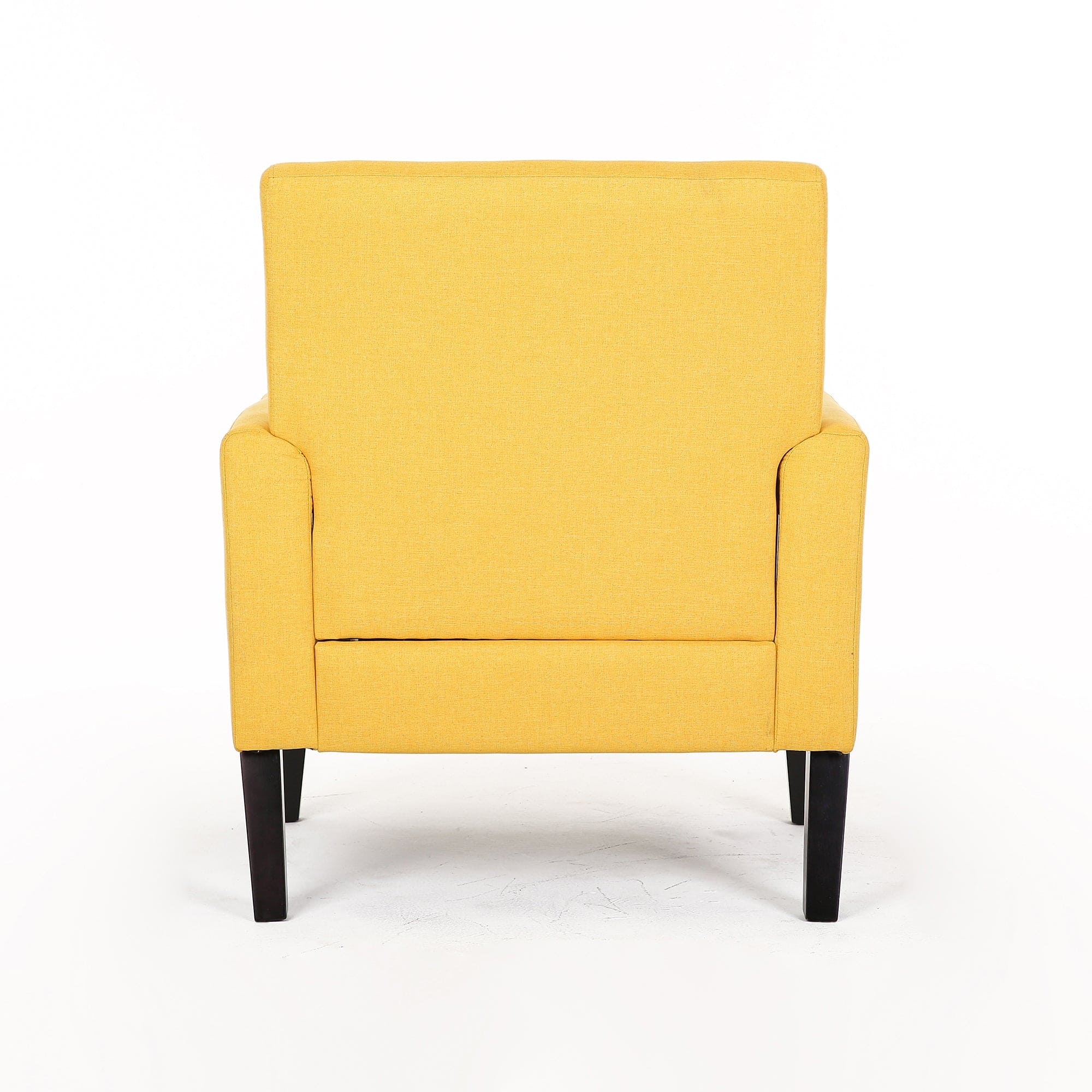 Downloads: 20 
Fabric Accent Chair for Living Room, Bedroom Button Tufted Upholstered Comfy Reading Accent Chairs Sofa (Yellow)