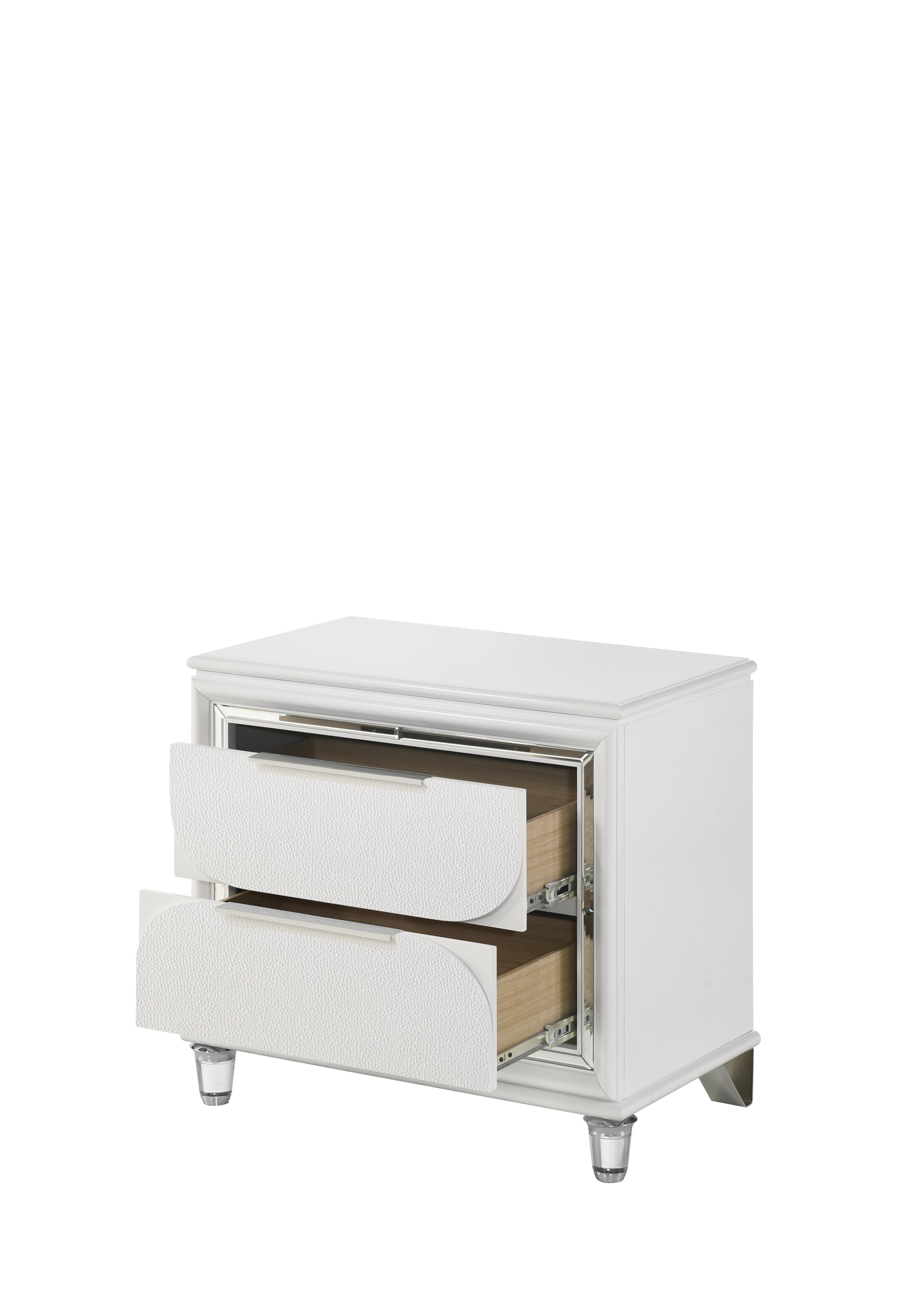 ACME Tarian Nightstand, Pearl White Finish BD02318