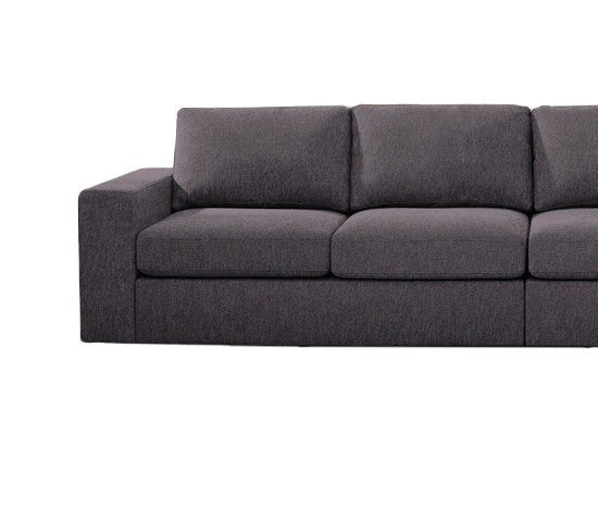 Jules 4 Seater Sofa in Dark Gray Linen