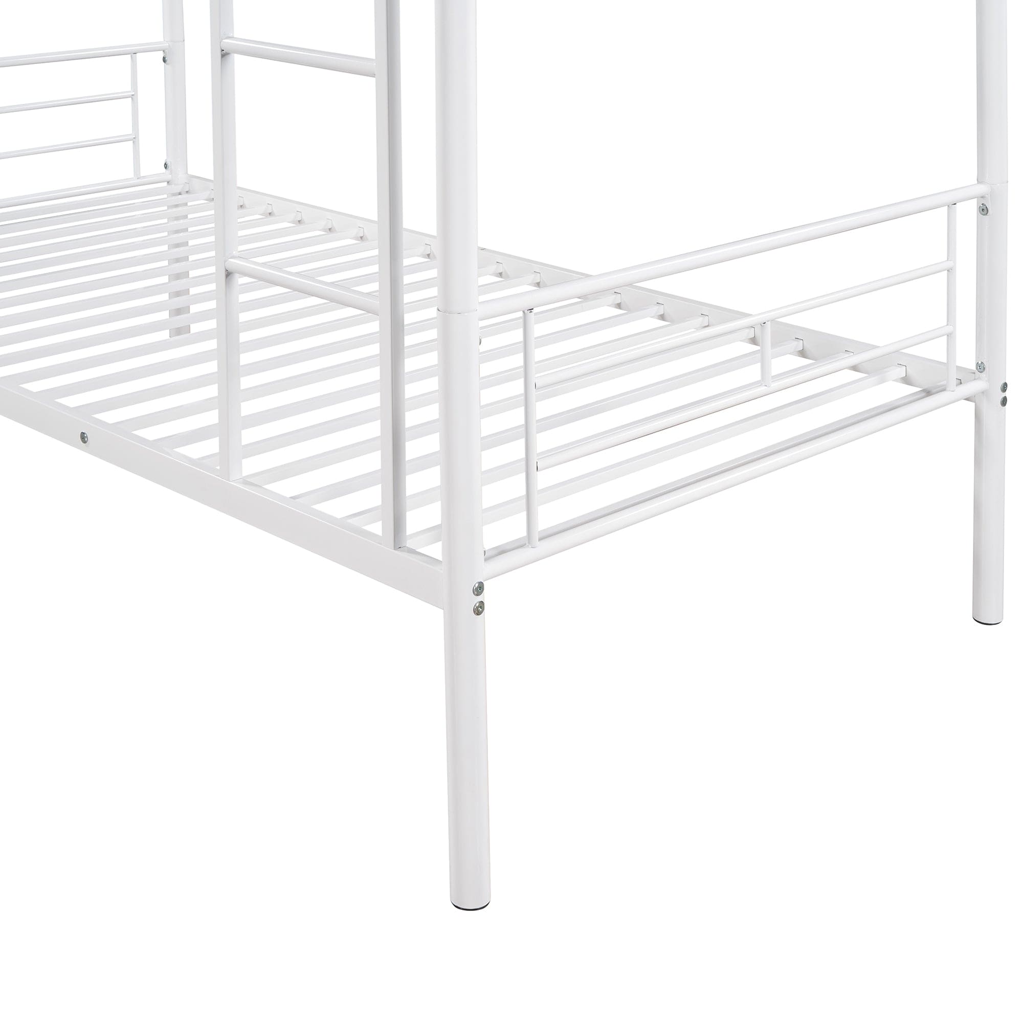 Twin Over Twin Metal Bunk Bed (White)( old sku: MF189201KAA )