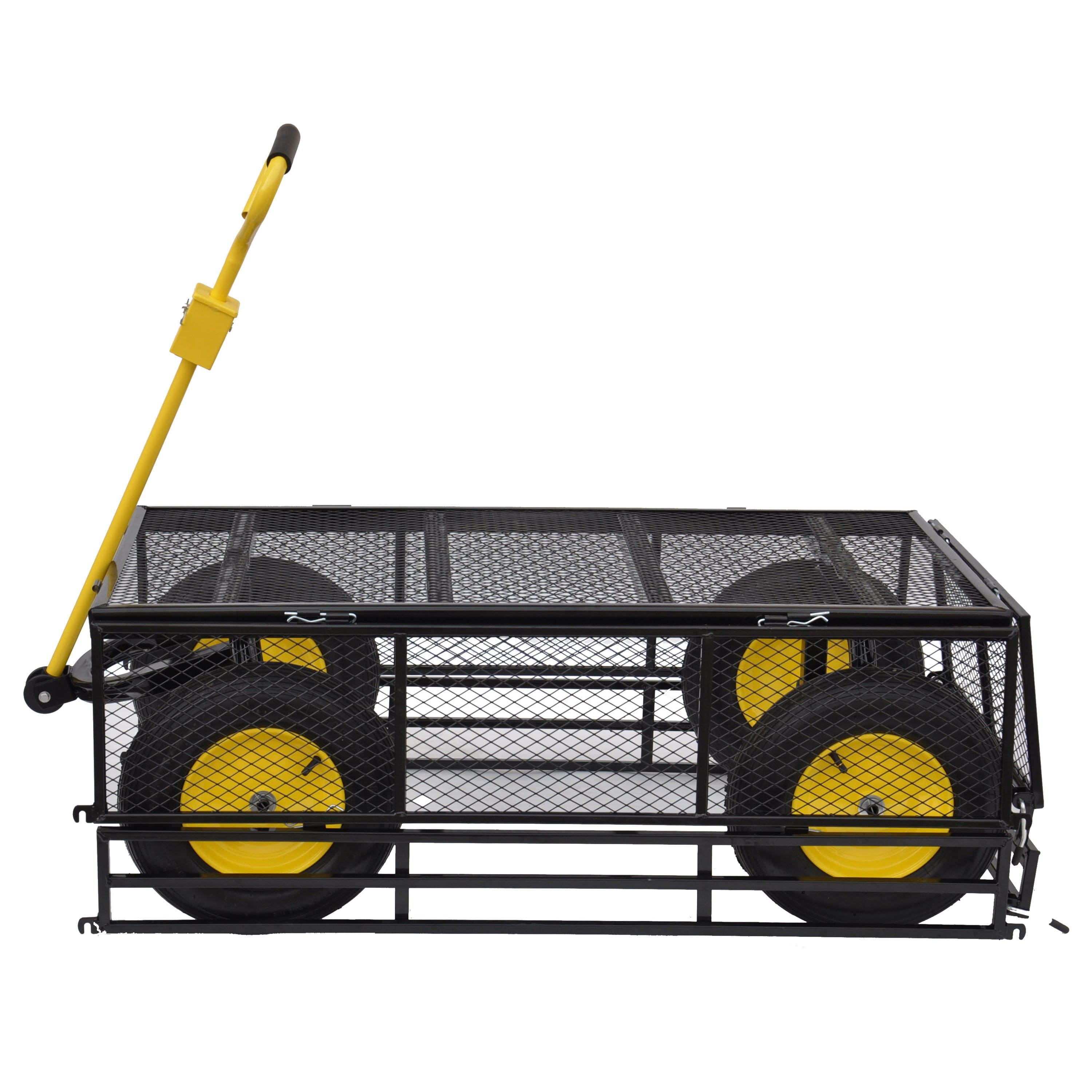 Big Wagon Cart Garden cart trucks make it easier to transport firewood Yellow+BlackB