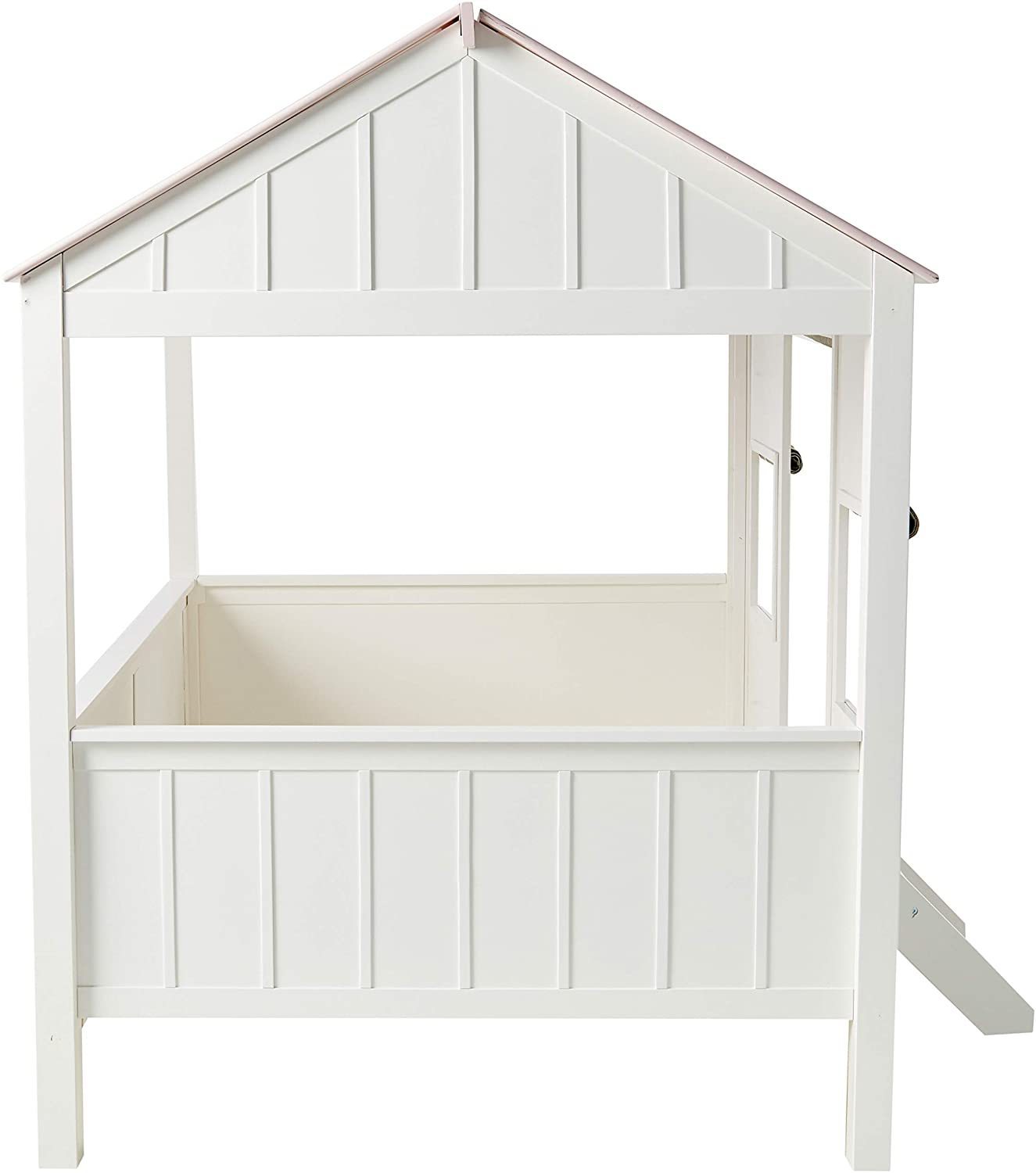 ACME Spring Cottage Full Bed in White & Pink 37695F