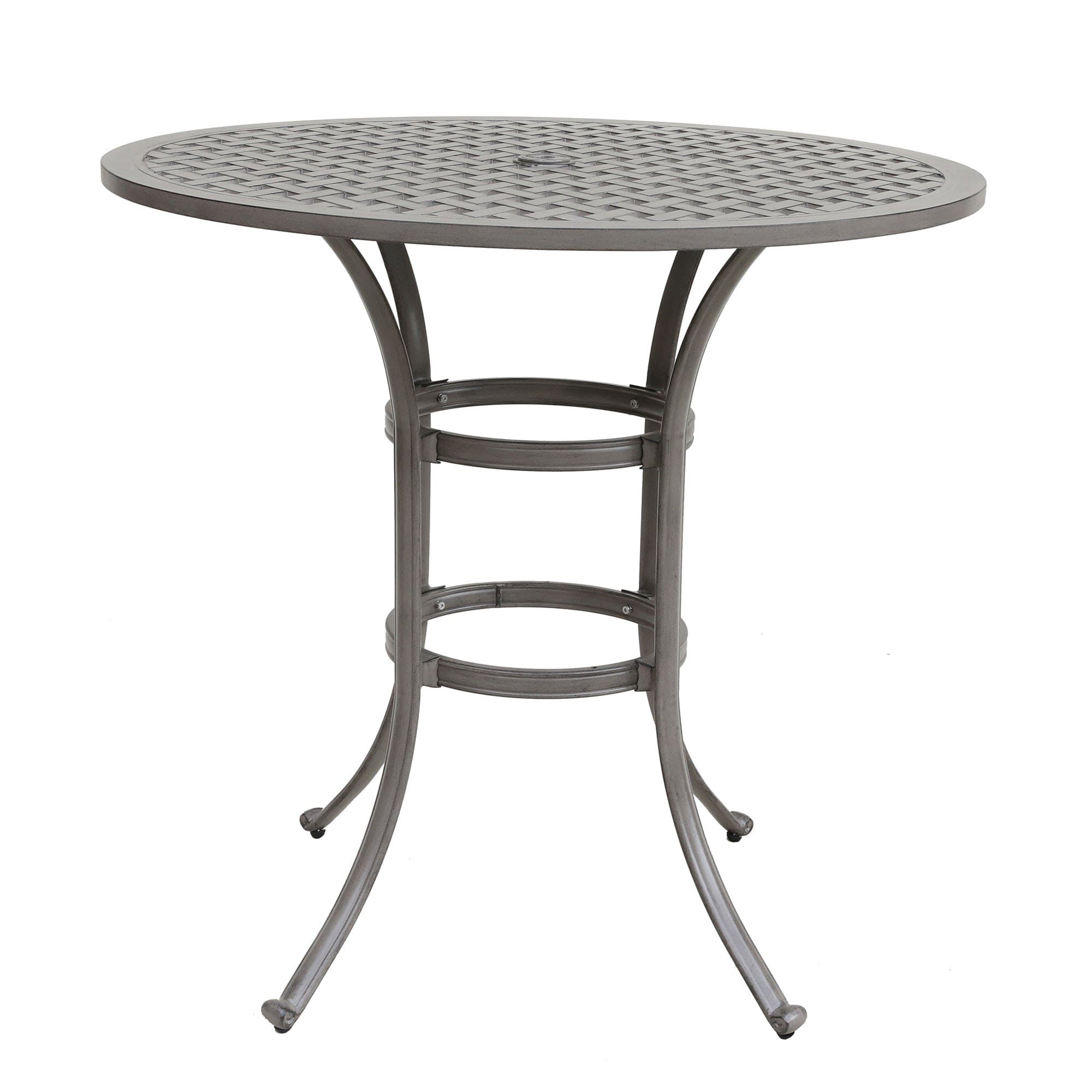 42 Inches Cast Aluminum Round Bar Table