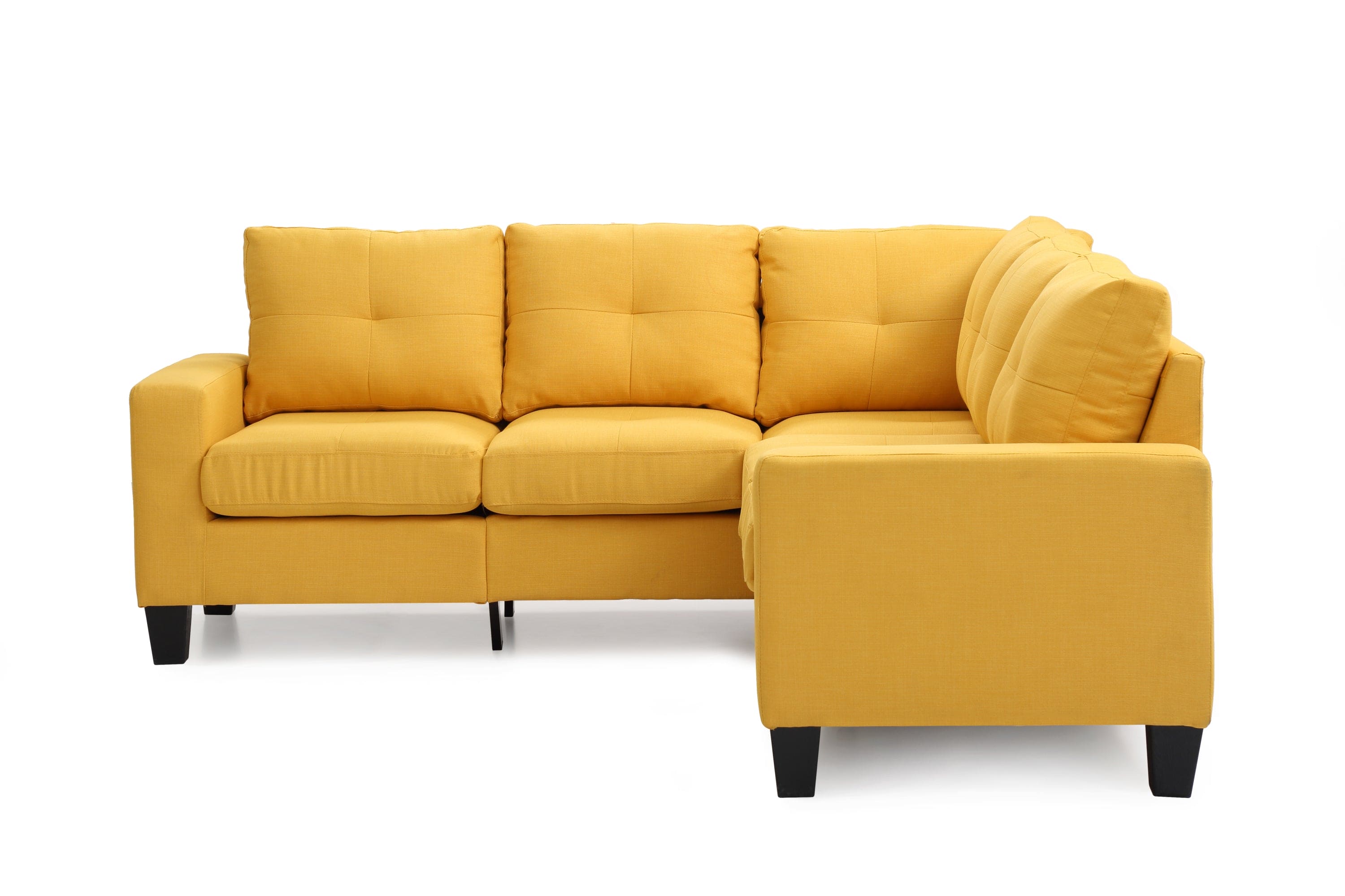 Glory Furniture Newbury G470B-SC Sectional, YELLOW