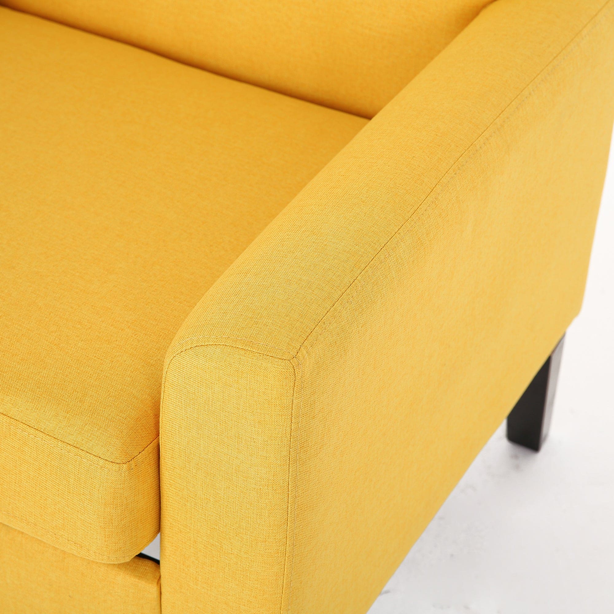 Downloads: 20 
Fabric Accent Chair for Living Room, Bedroom Button Tufted Upholstered Comfy Reading Accent Chairs Sofa (Yellow)