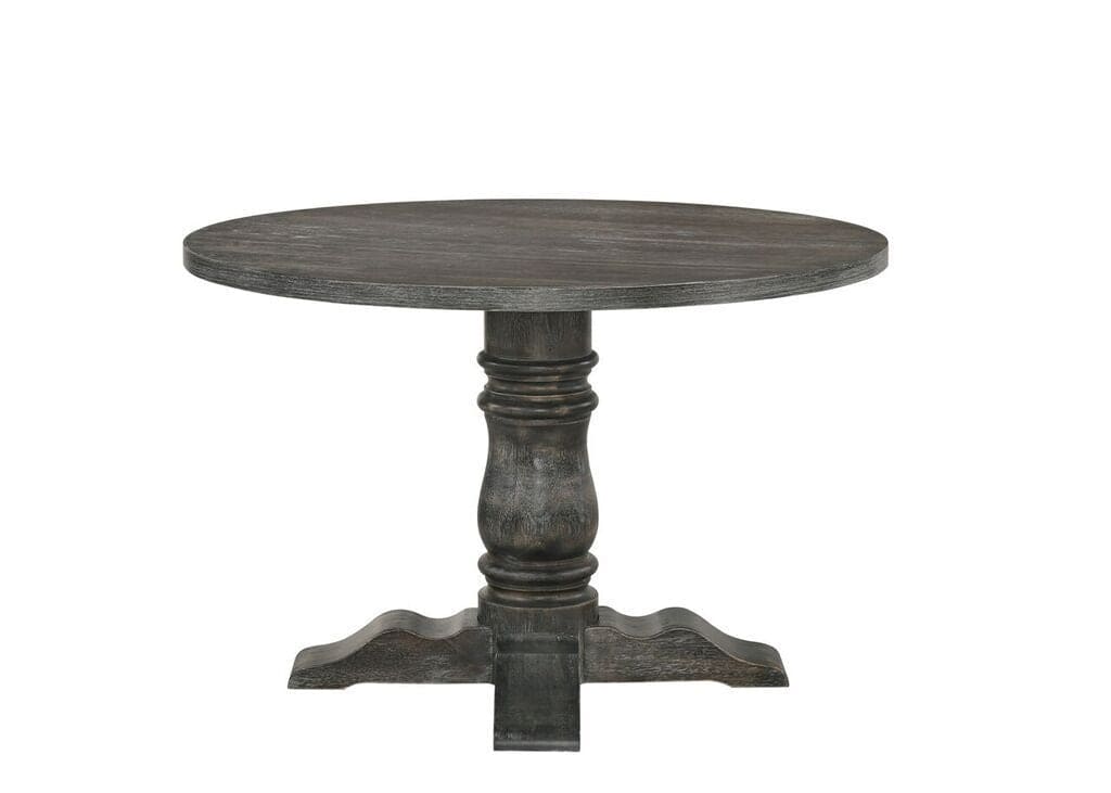 ACME Leventis Dining Table in Weathered Gray 74640