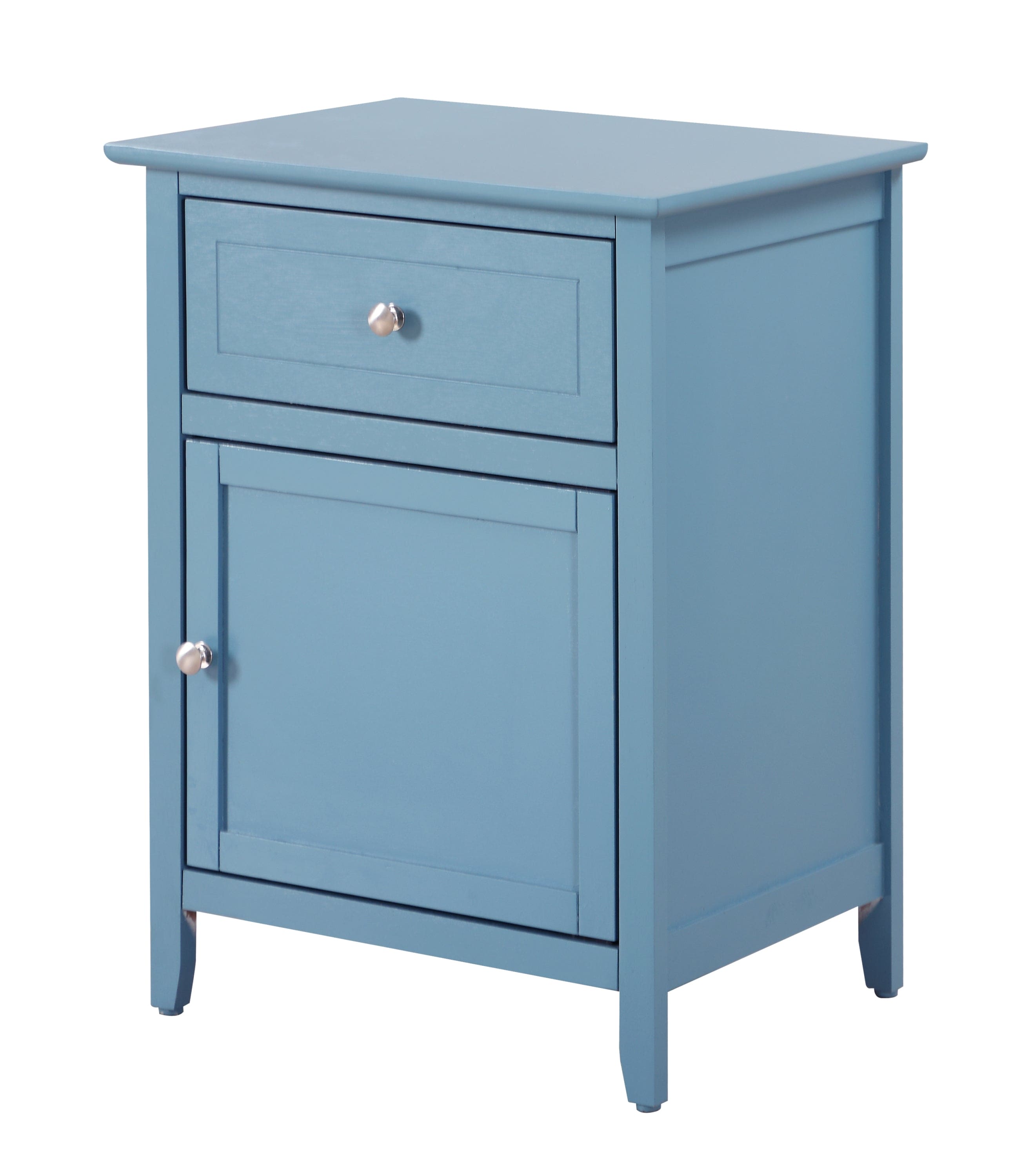 Glory Furniture Izzy G1416-N-80 1 Drawer /1 Door Nightstand , Teal