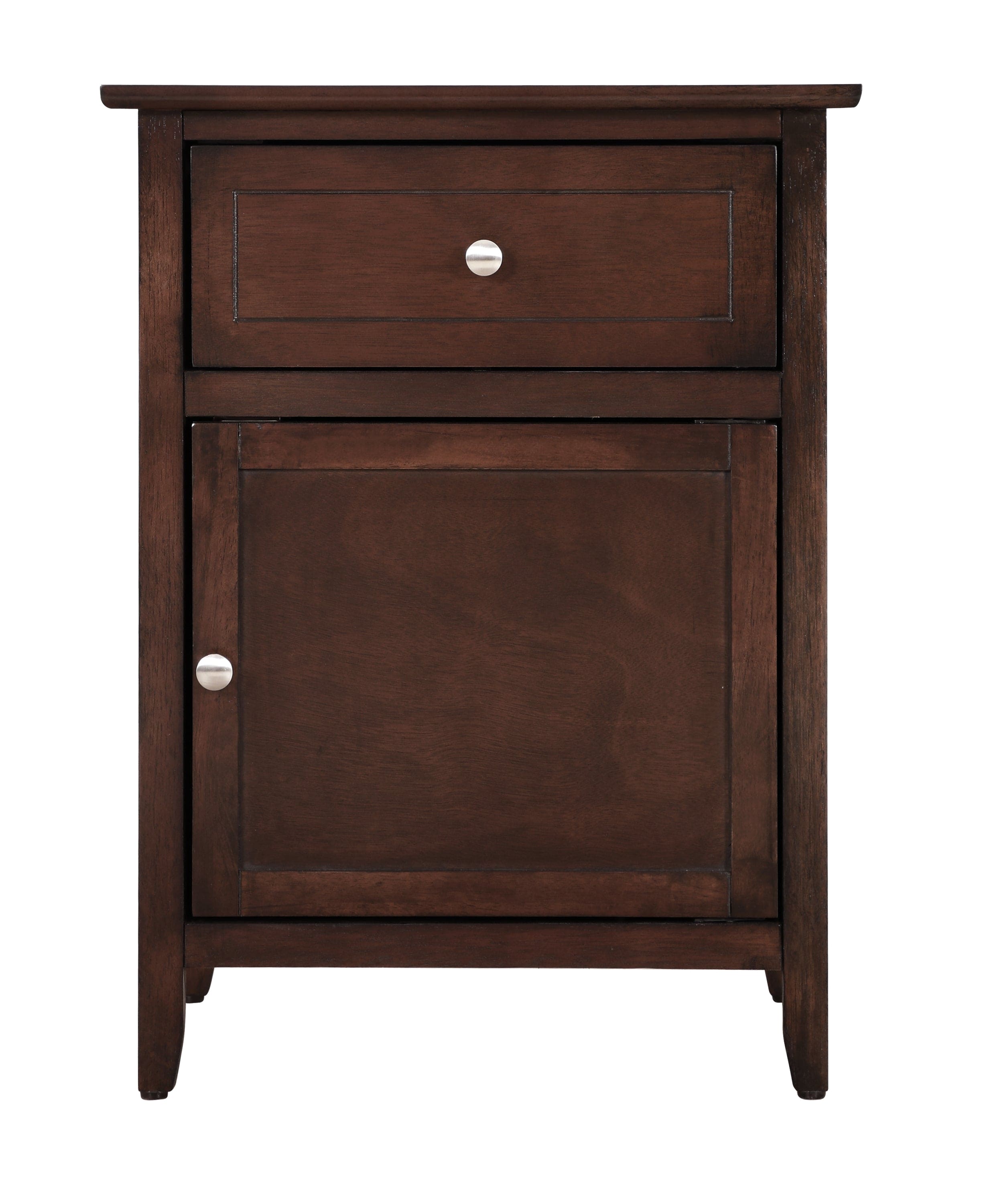 Glory Furniture Izzy G1412-N-25 1 Drawer /1 Door Nightstand , Cappuccino