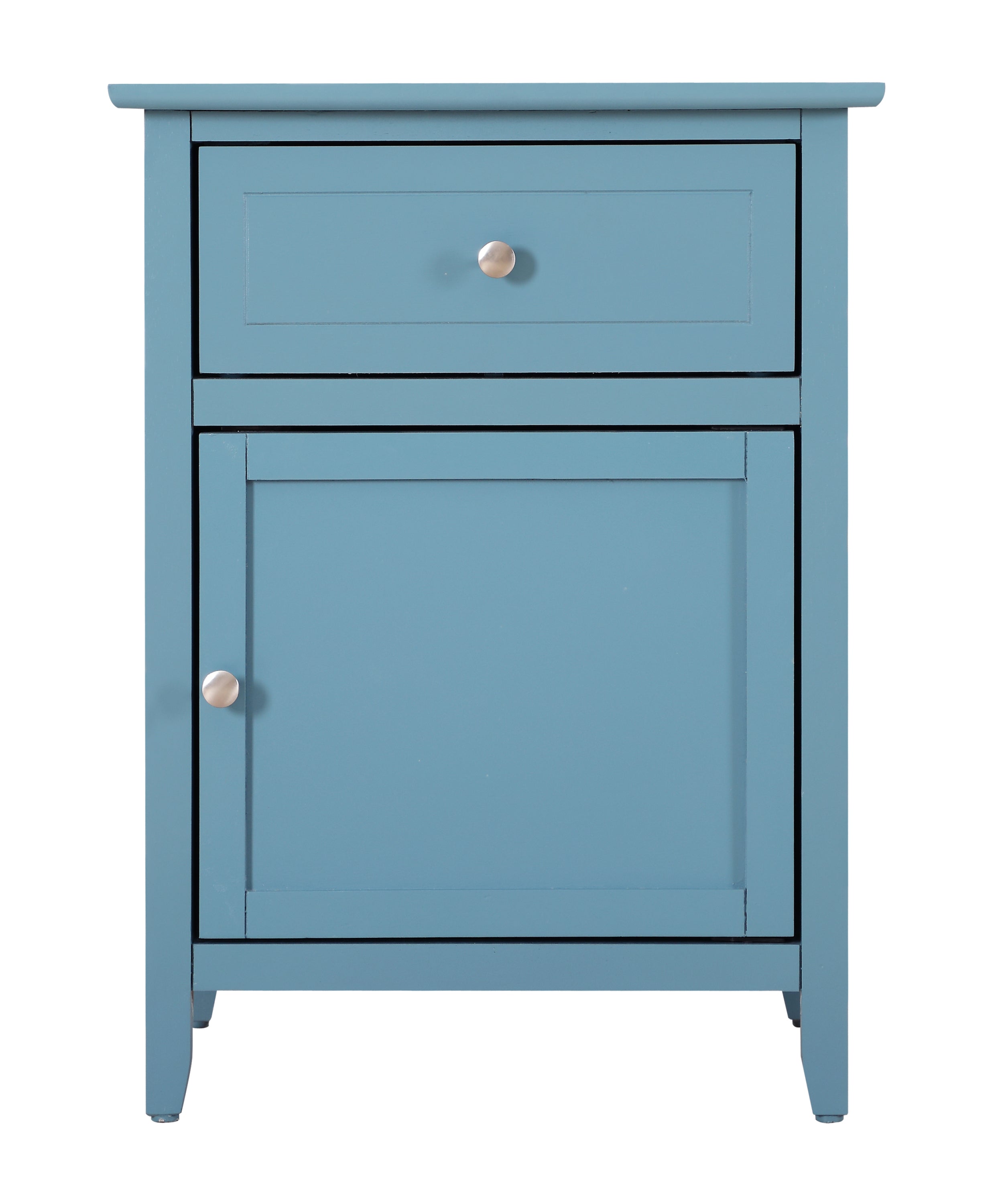 Glory Furniture Izzy G1416-N-80 1 Drawer /1 Door Nightstand , Teal