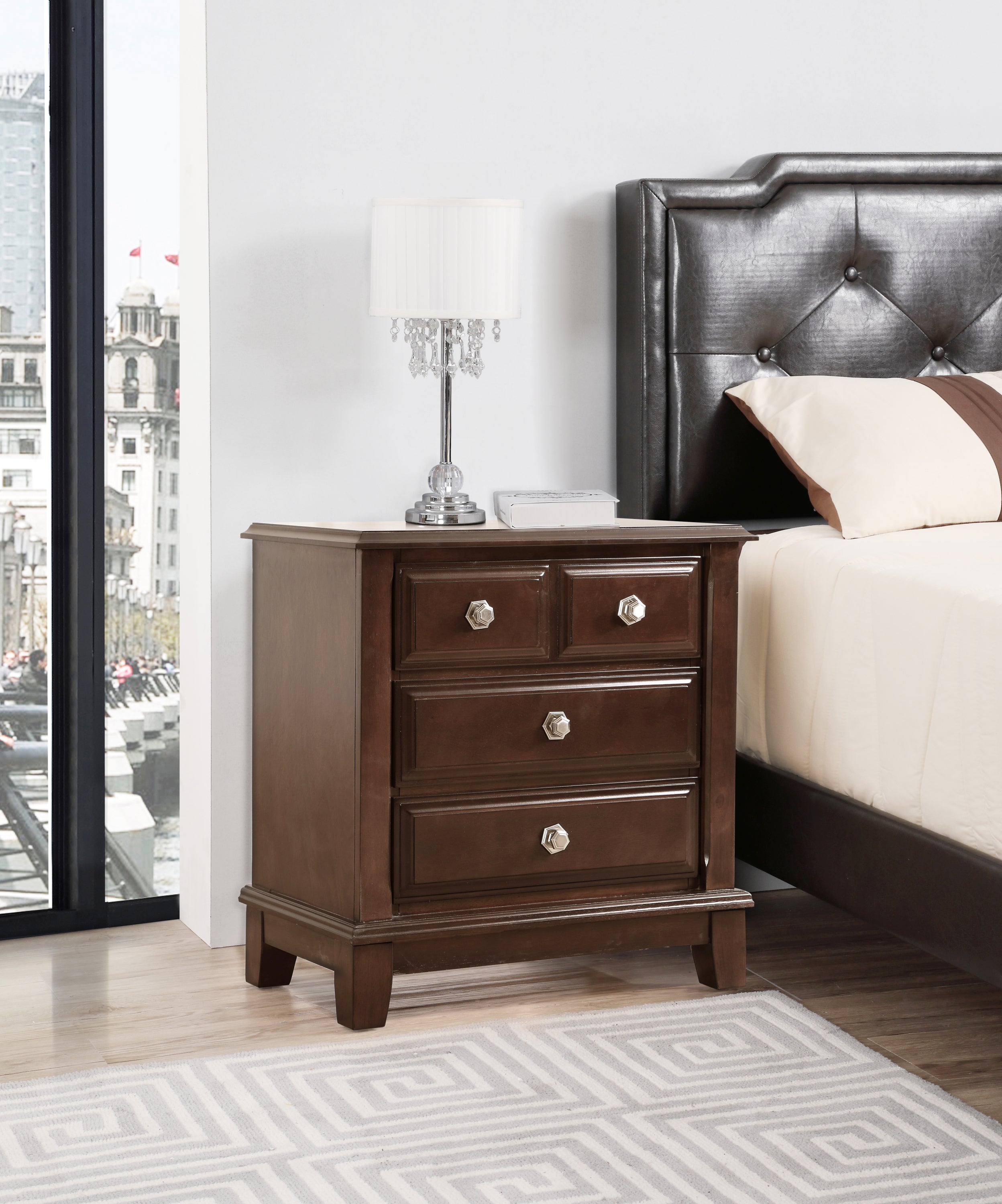 Glory Furniture Ashford G9800-N Night Stand , Cappuccino