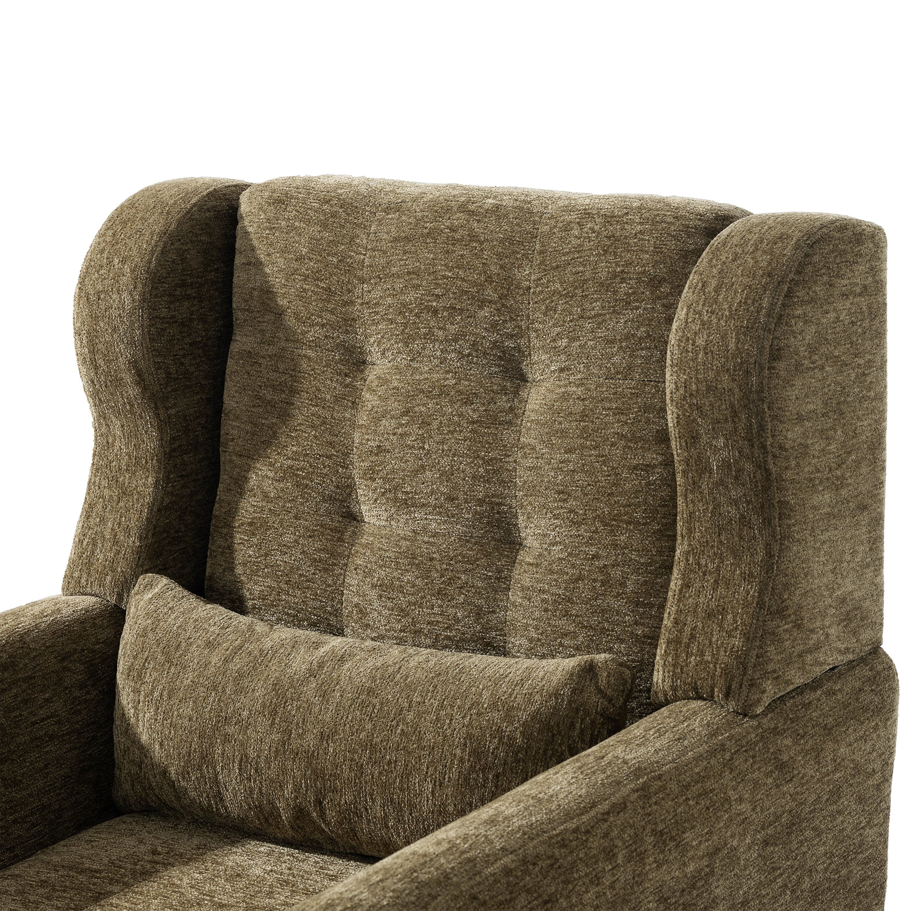 Modern Accent Chair Upholstered Foam Filled Living Room Chairs Comfy Reading Chair Mid Century Modern Chair with Chenille Fabric Lounge Arm Chairs Armchair for Living Room Bedroom