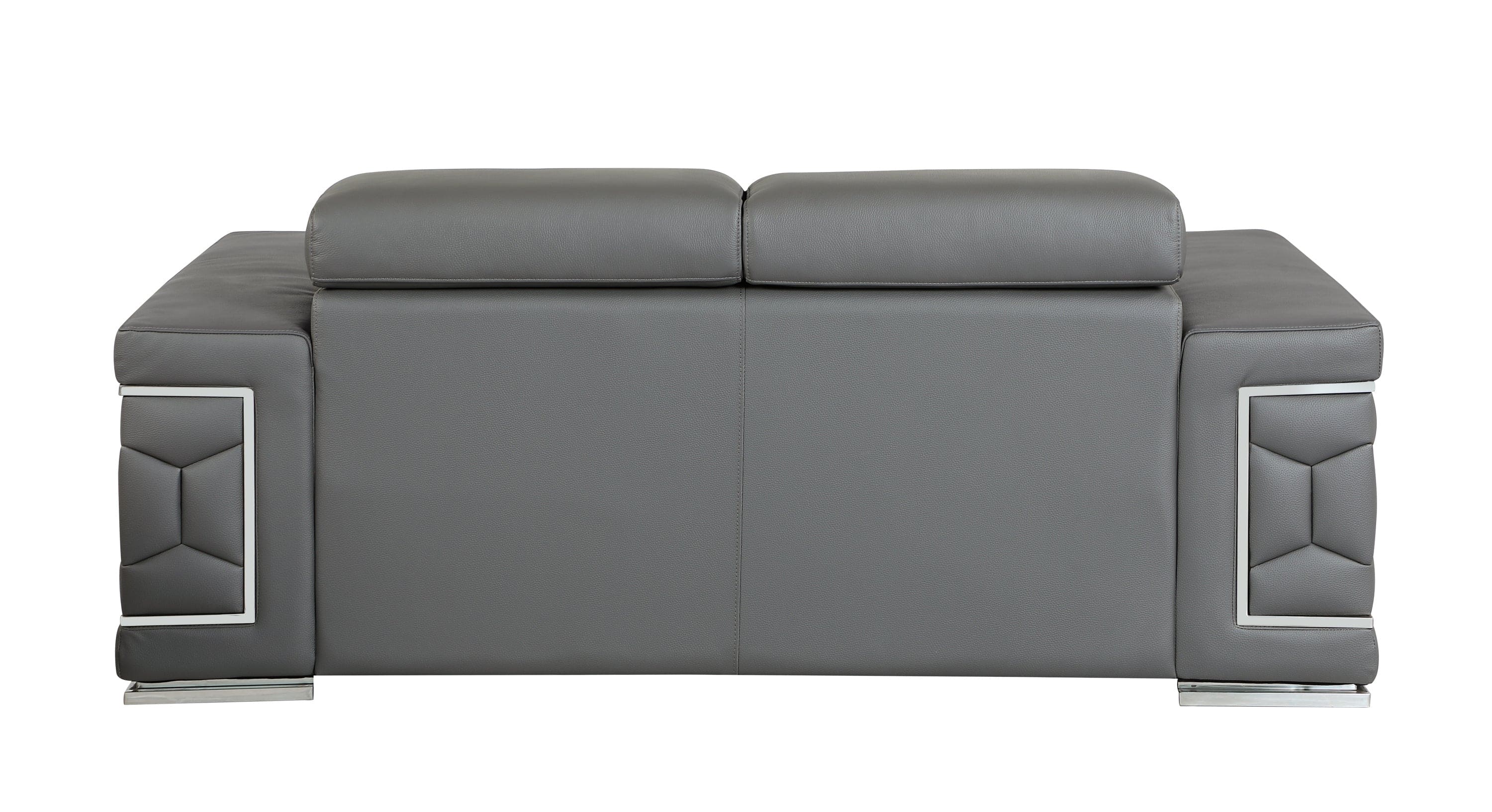 Top Grain Italian Leather Loveseat