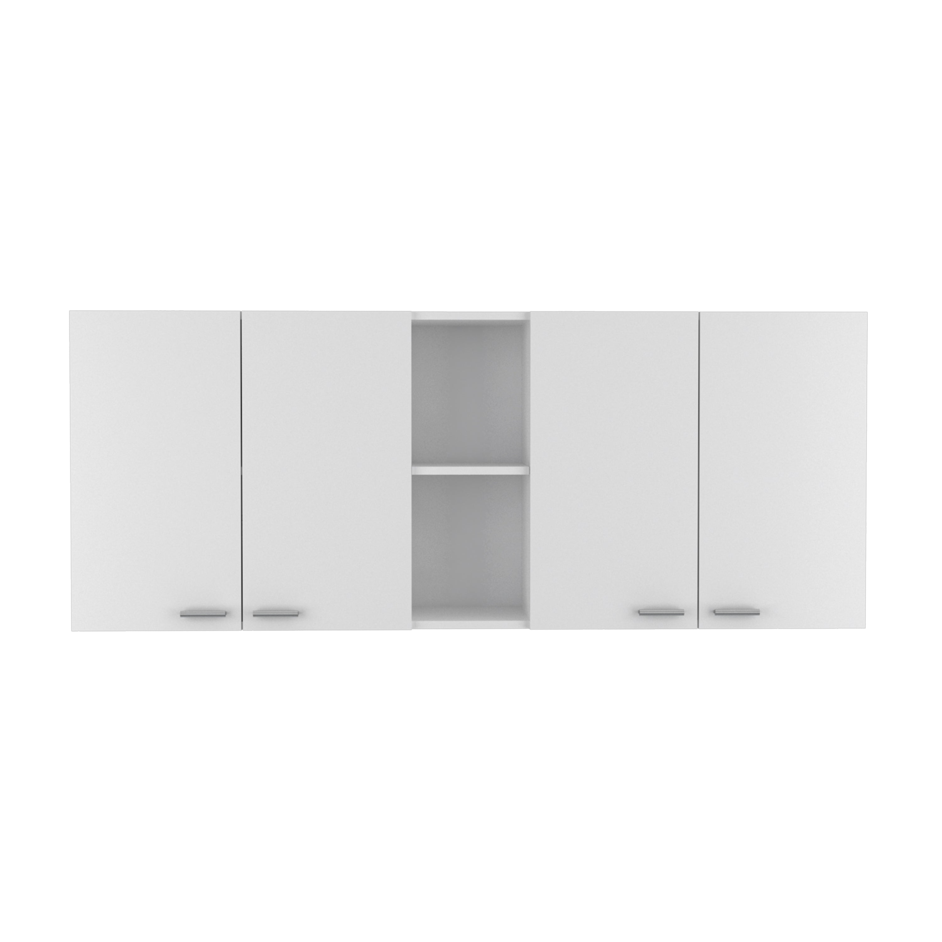 Wall Cabinet Ontario, Double Door, White Finish