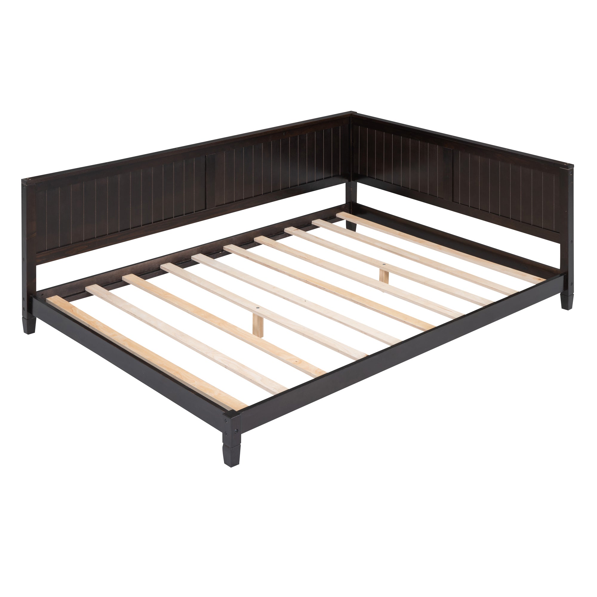 Full Size Wood Daybed/Sofa Bed, Espresso