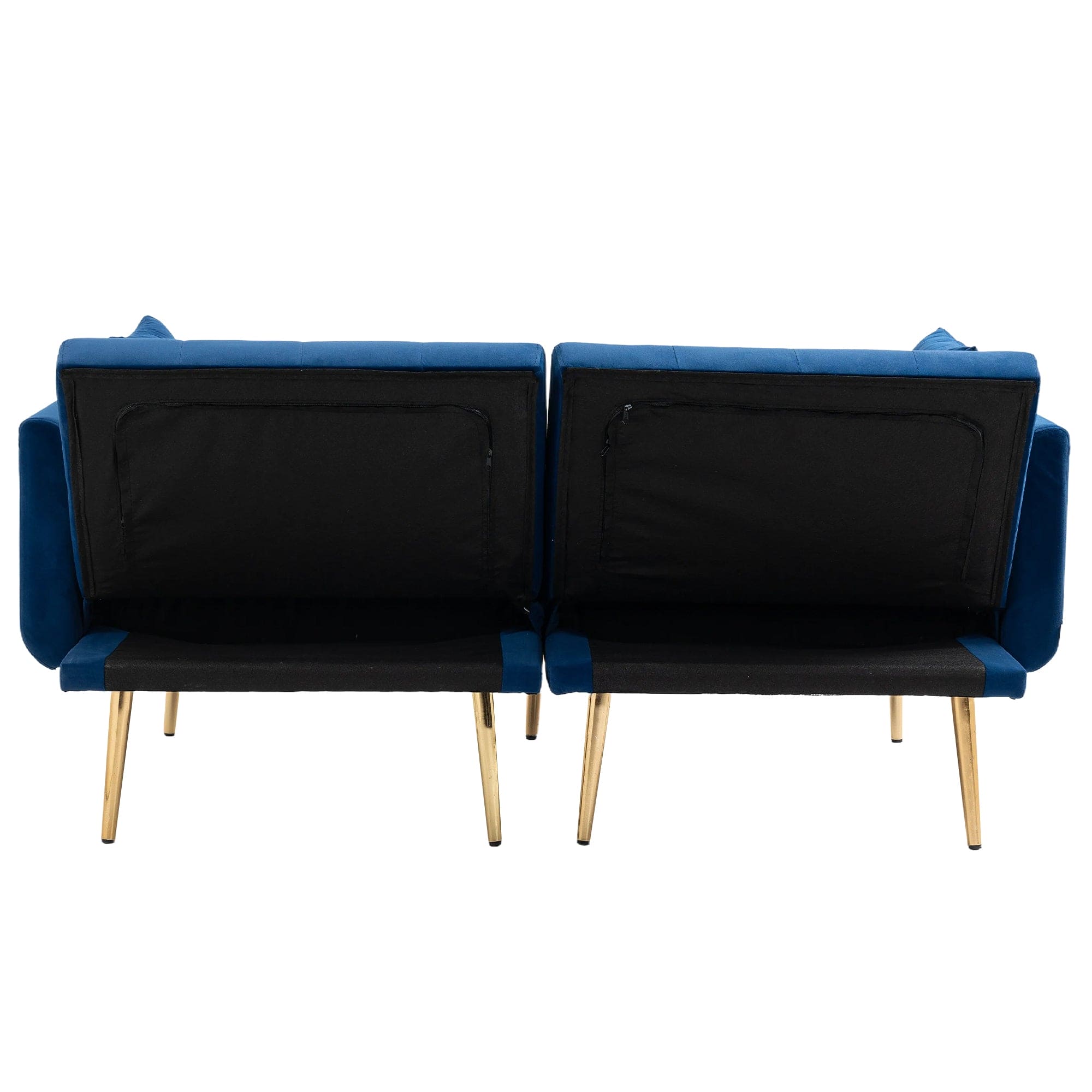 COOLMORE  Velvet  Sofa , Accent sofa .loveseat sofa with metal  feet