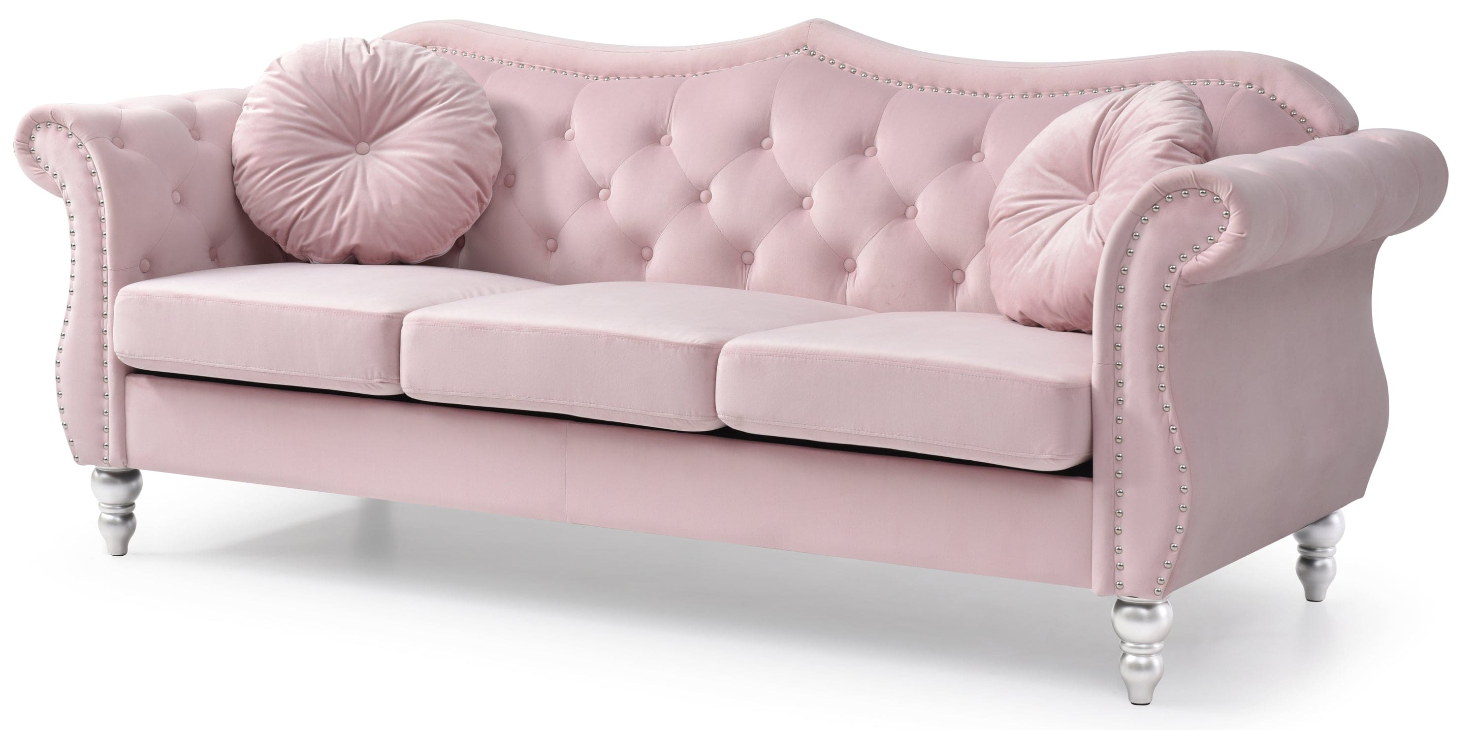 Glory Furniture Hollywood G0664A-S Sofa , PINK