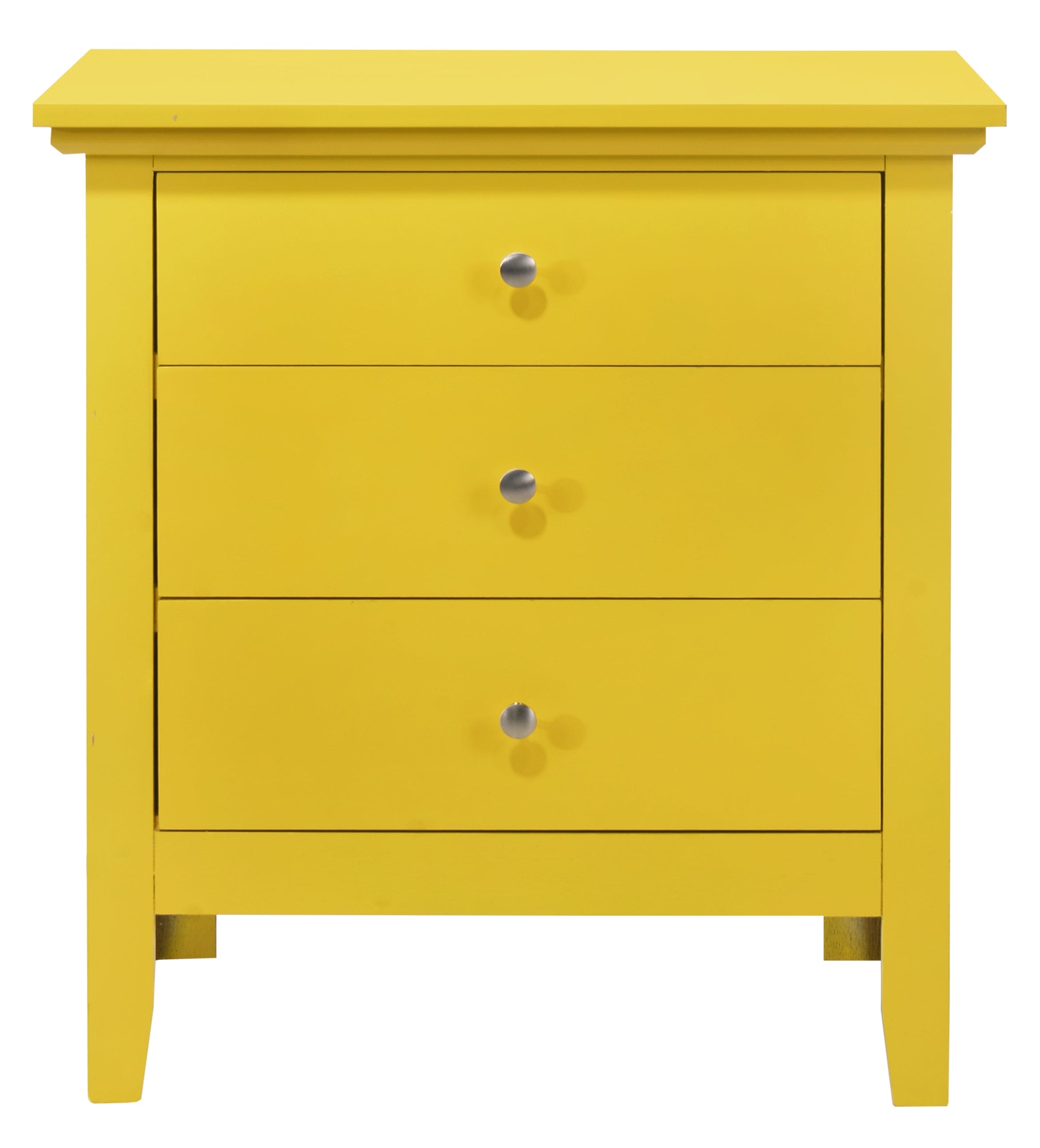 Glory Furniture Hammond G5402-N 3 Drawer Nightstand , Yellow