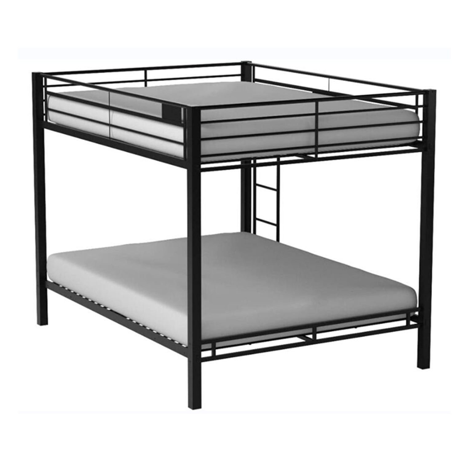 ACME Kaleb Bunk Bed (Queen/Queen) in Sandy Black 38015