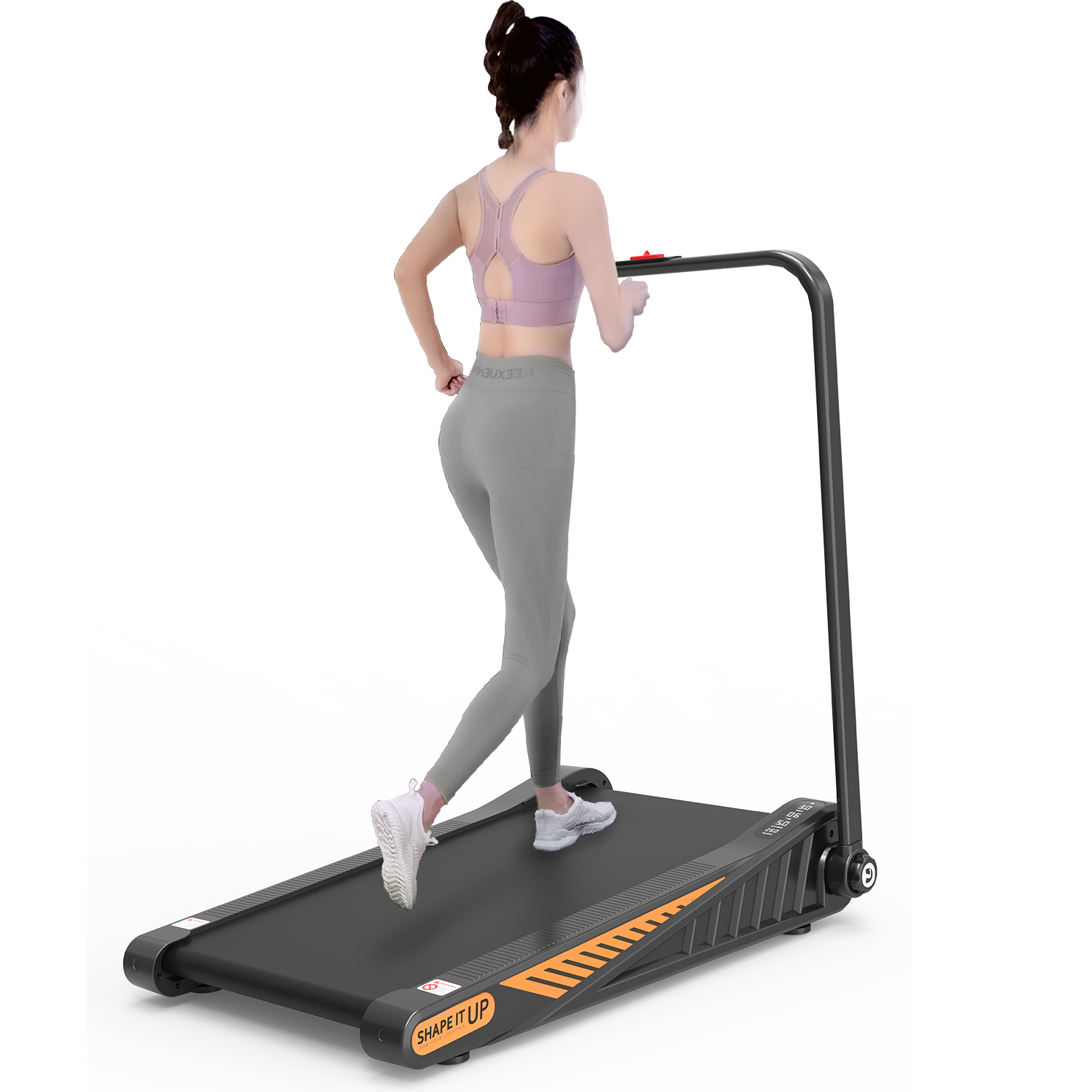 Under Desk Walking Pad, Treadmill 8% Incline 2.5HP 280LBS with Remote Control