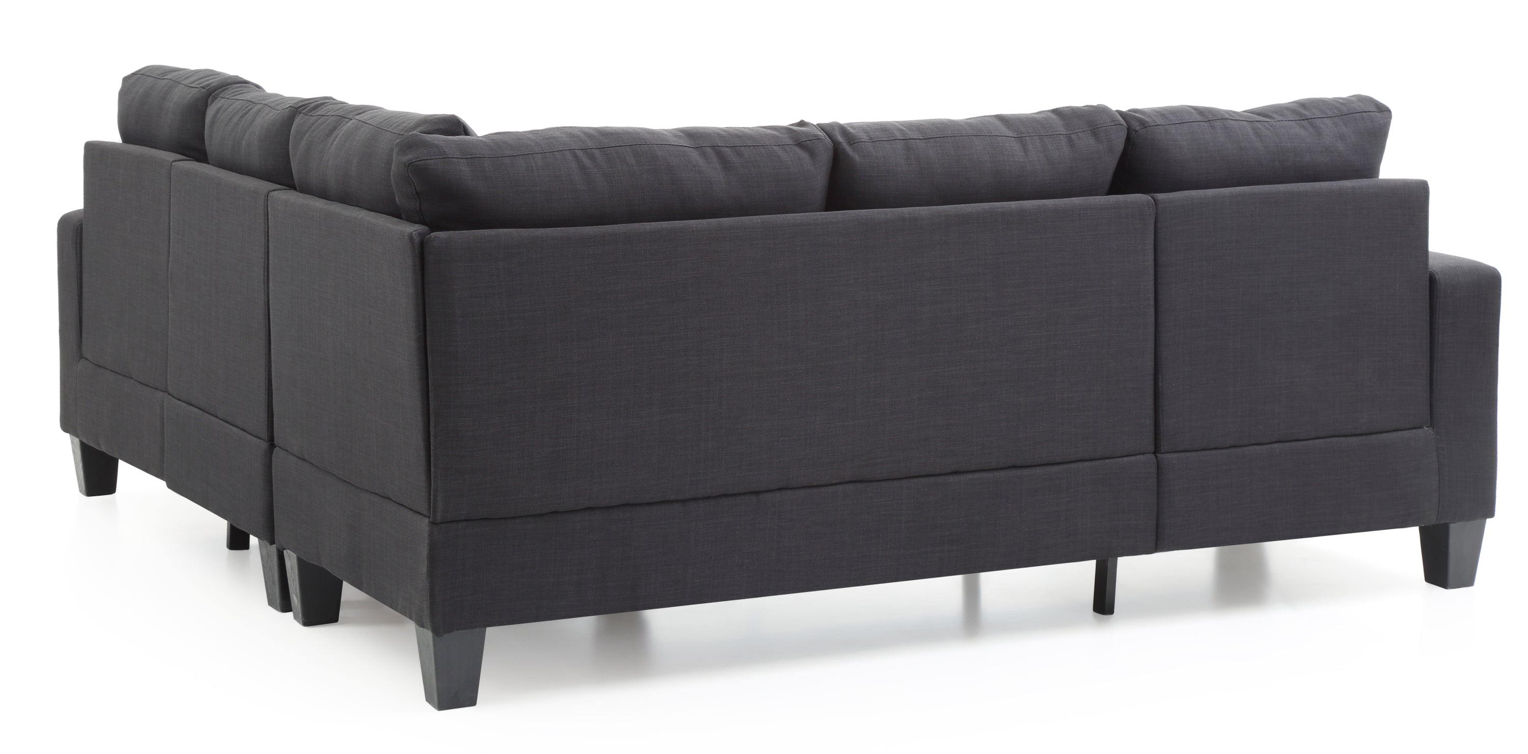 Glory Furniture Newbury G475B-SC Sectional, BLACK