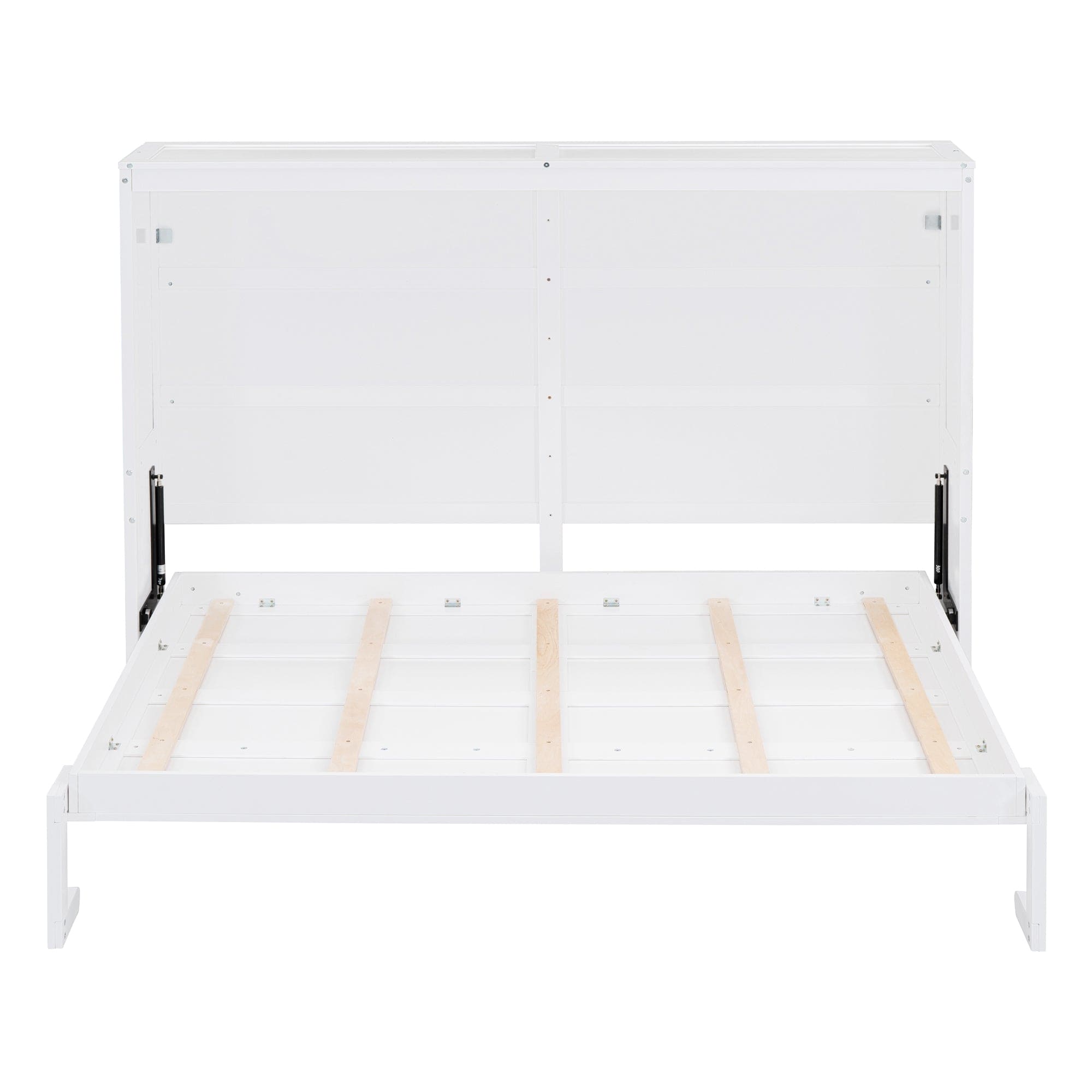 Full Size Murphy Bed Wall Bed,White