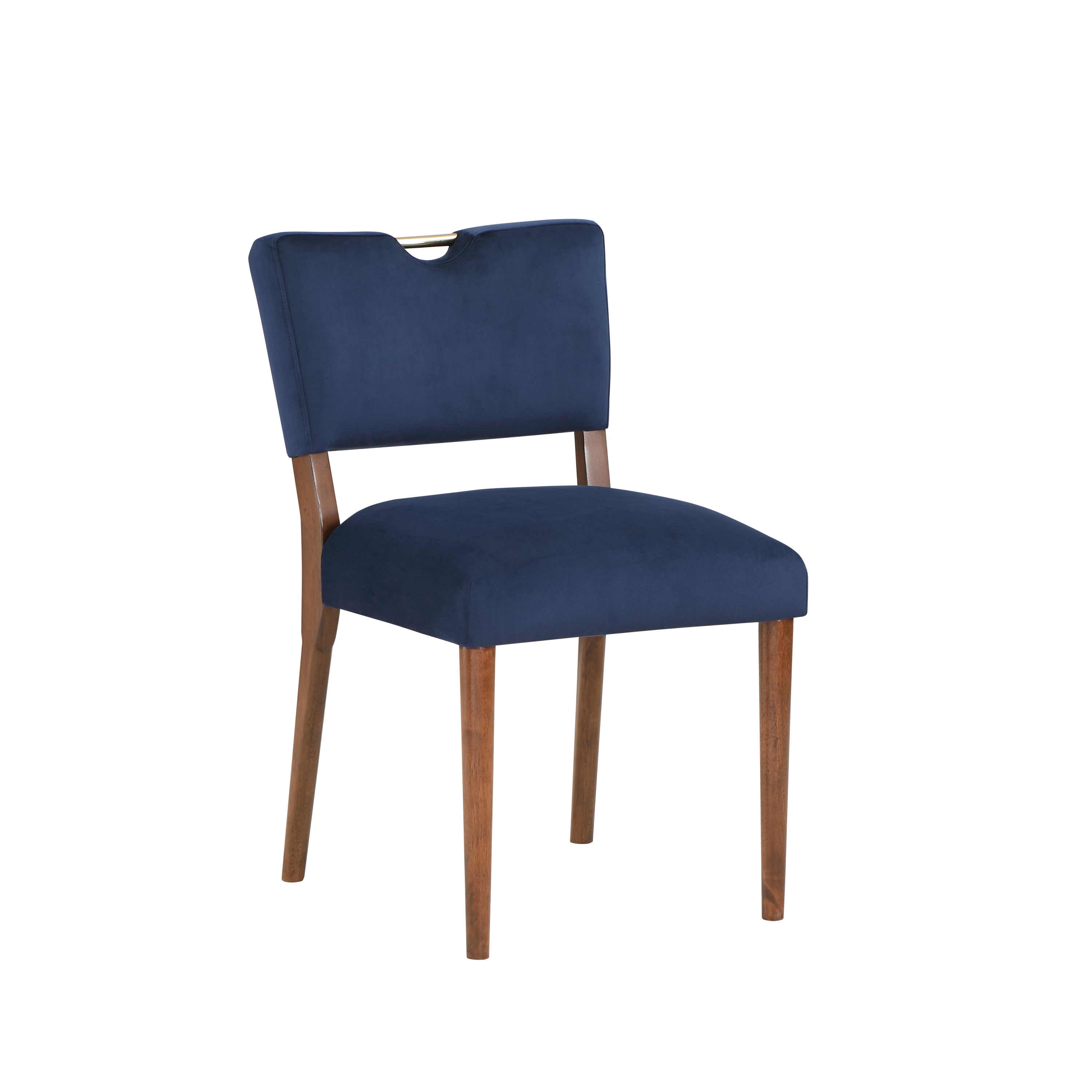 Bryson Navy Blue Velvet Dining Chair - Set of 2