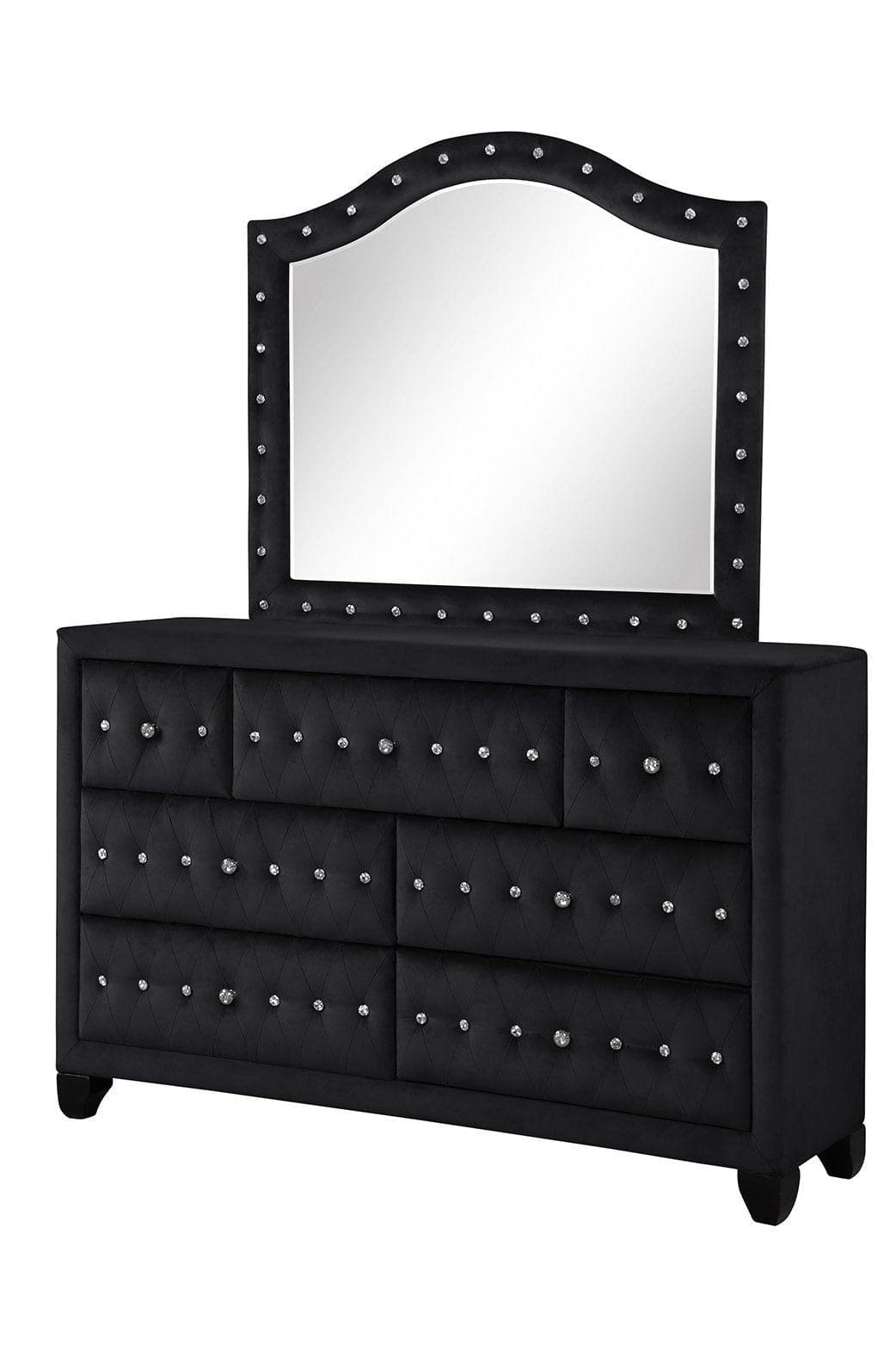 Sophia Dresser Made With Wood in Black