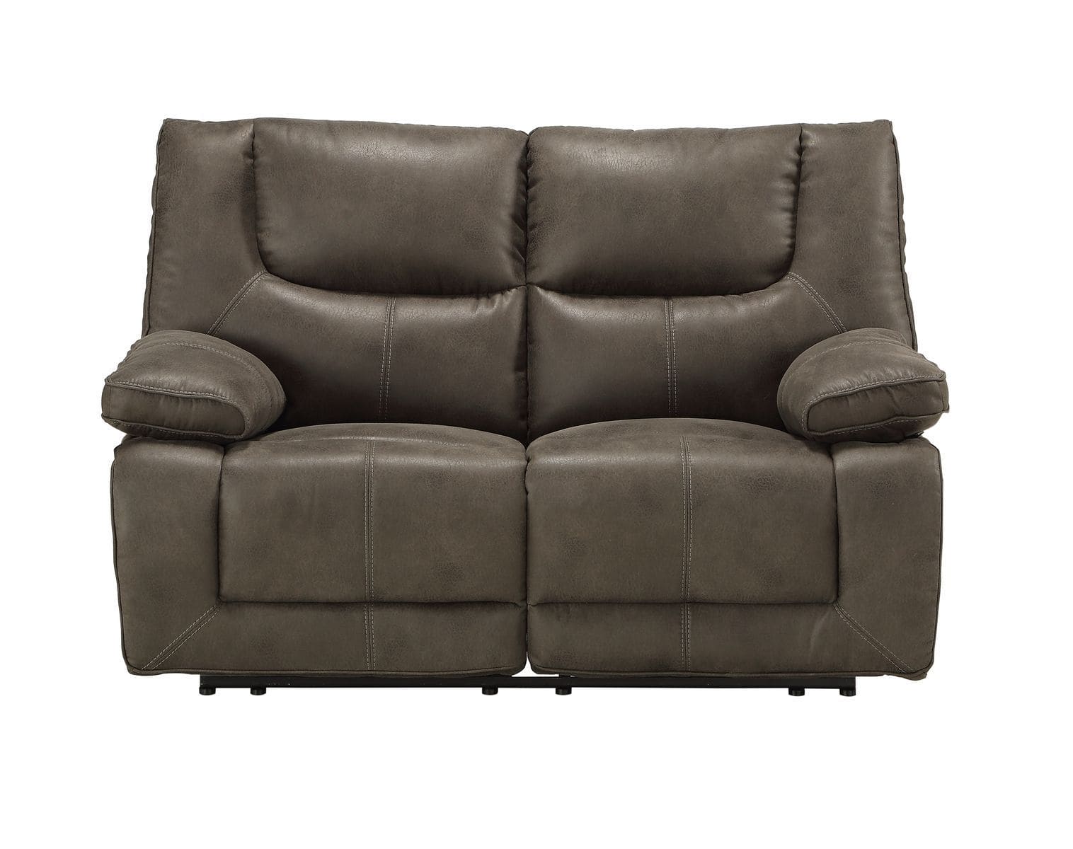 ACME Harumi Loveseat (Power Motion), Gray Leather-Aire 54896