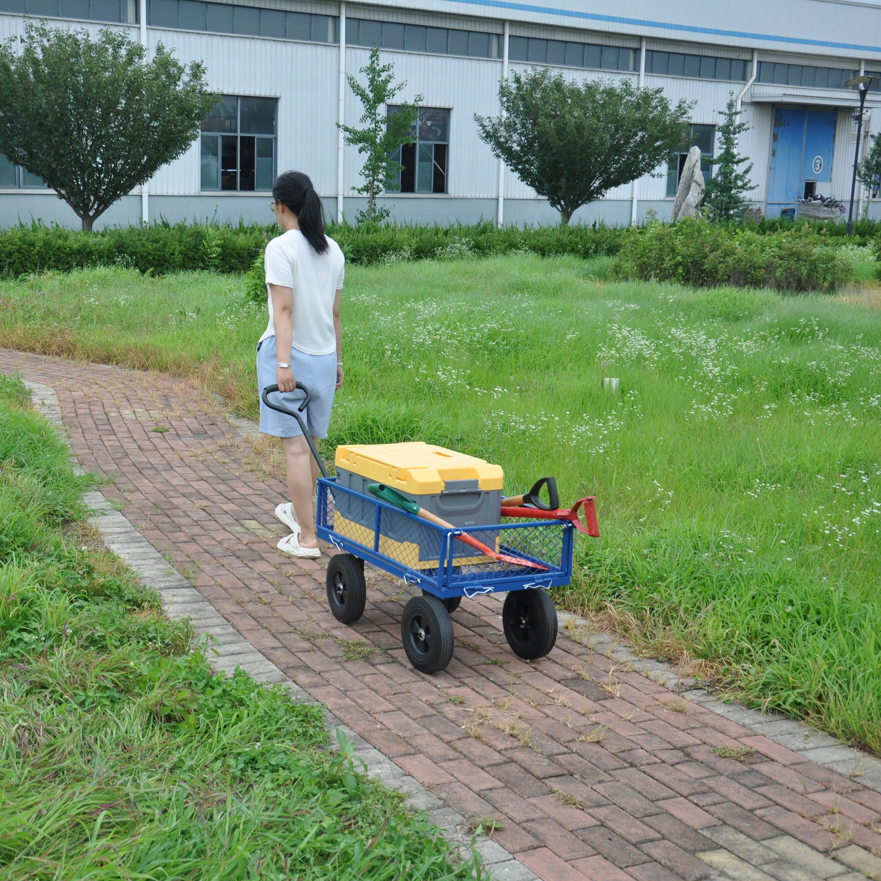 Tools cart Wagon Cart Garden cart trucks make it easier to transport firewood