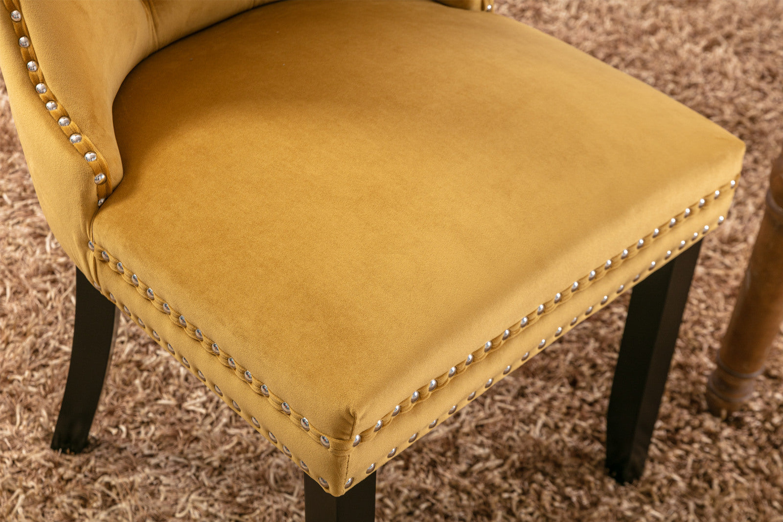 Velvet Upholstered Dining Chair