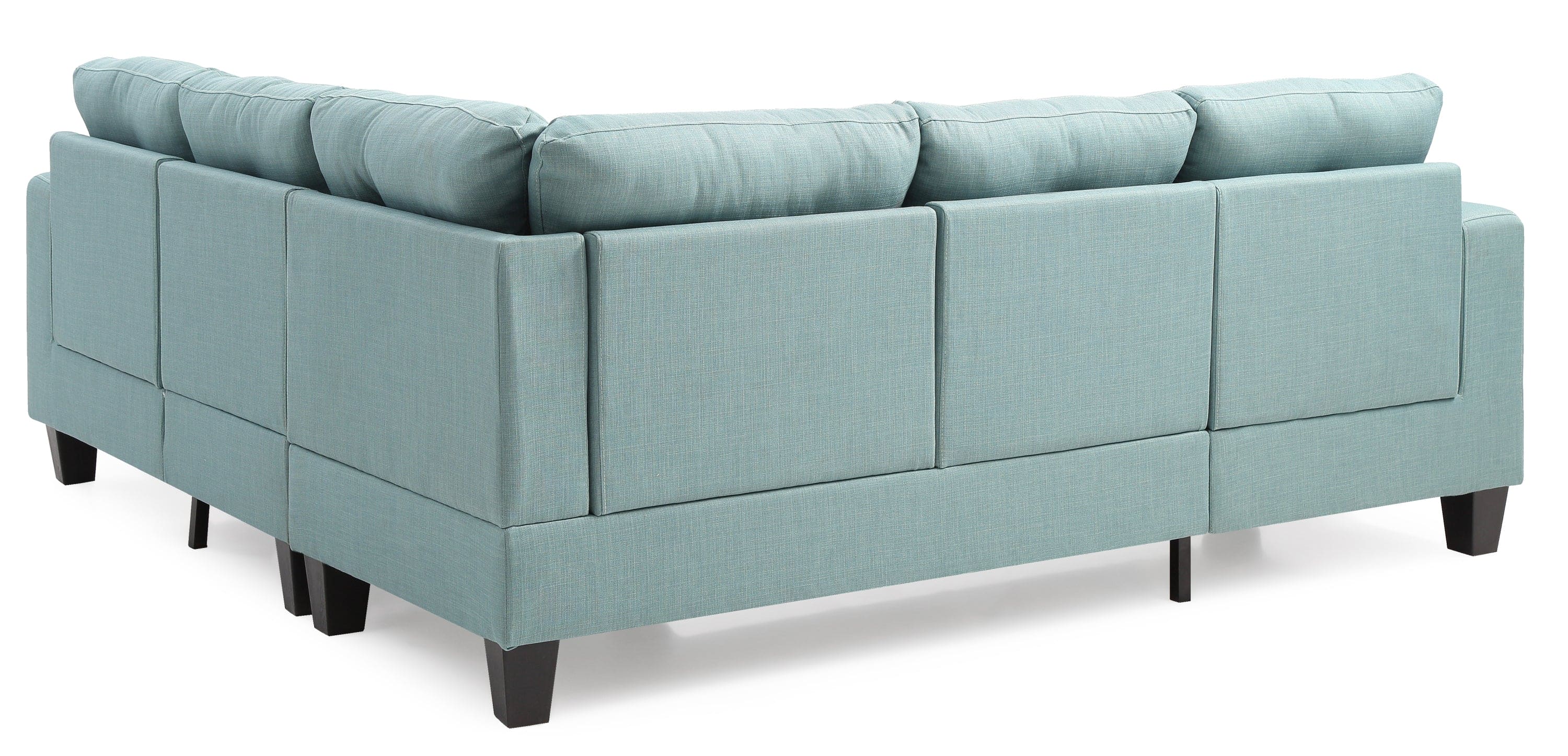 Glory Furniture Newbury G500B-SC Sectional, TEAL