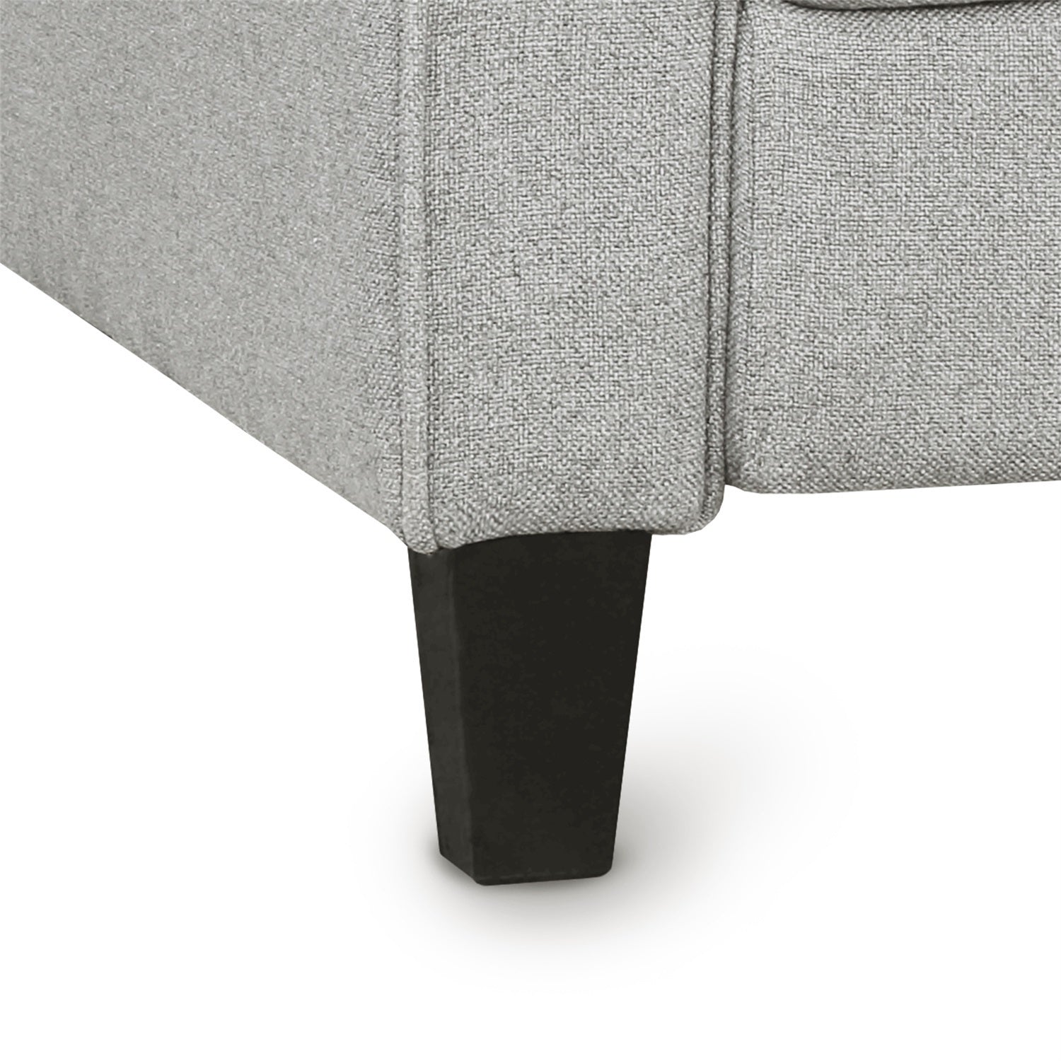 Living Room Furniture Armrest Single Sofa (Light Gray)