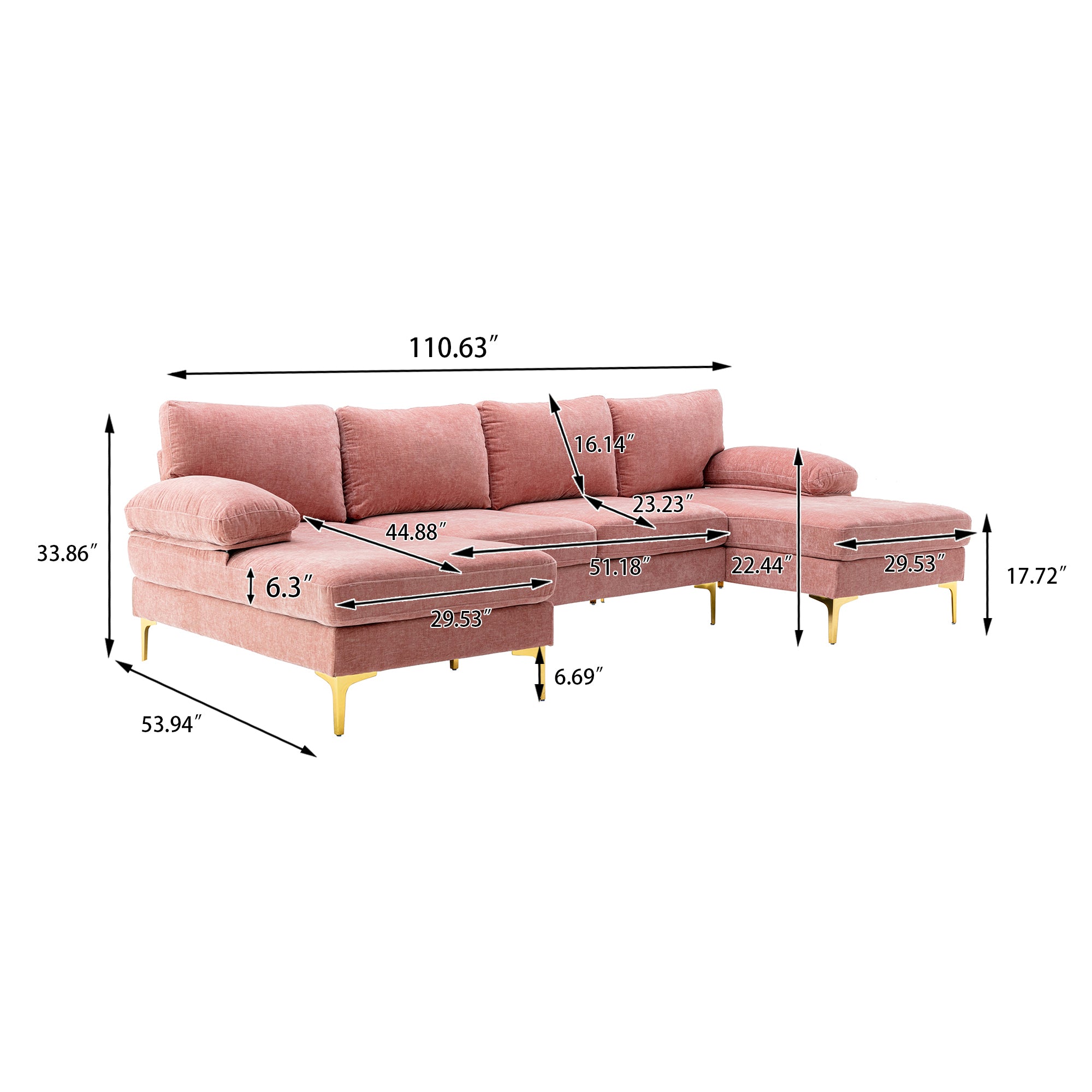 COOLMORE Accent sofa /Living room sofa sectional  sofa