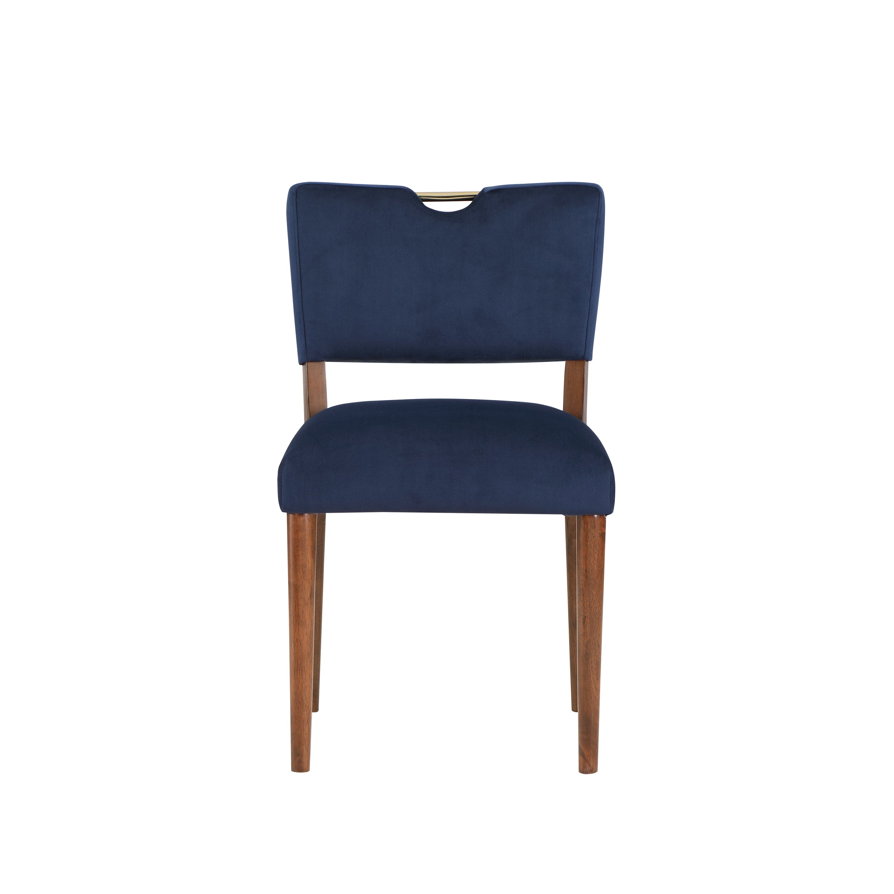 Bryson Navy Blue Velvet Dining Chair - Set of 2