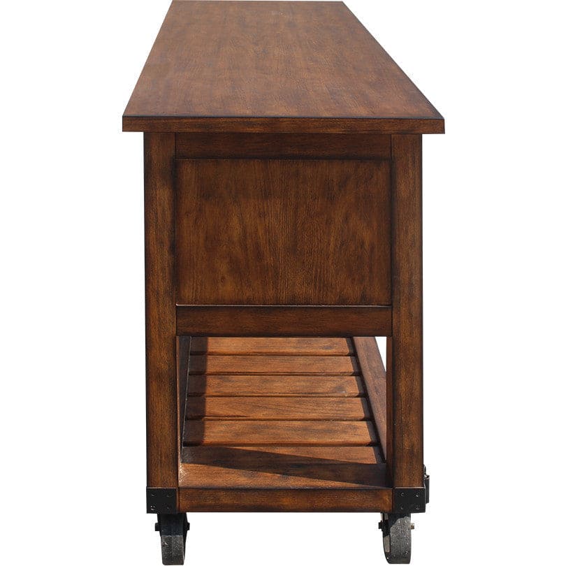 ACME Kadri Kitchen Cart, Distressed Chestnut 98180