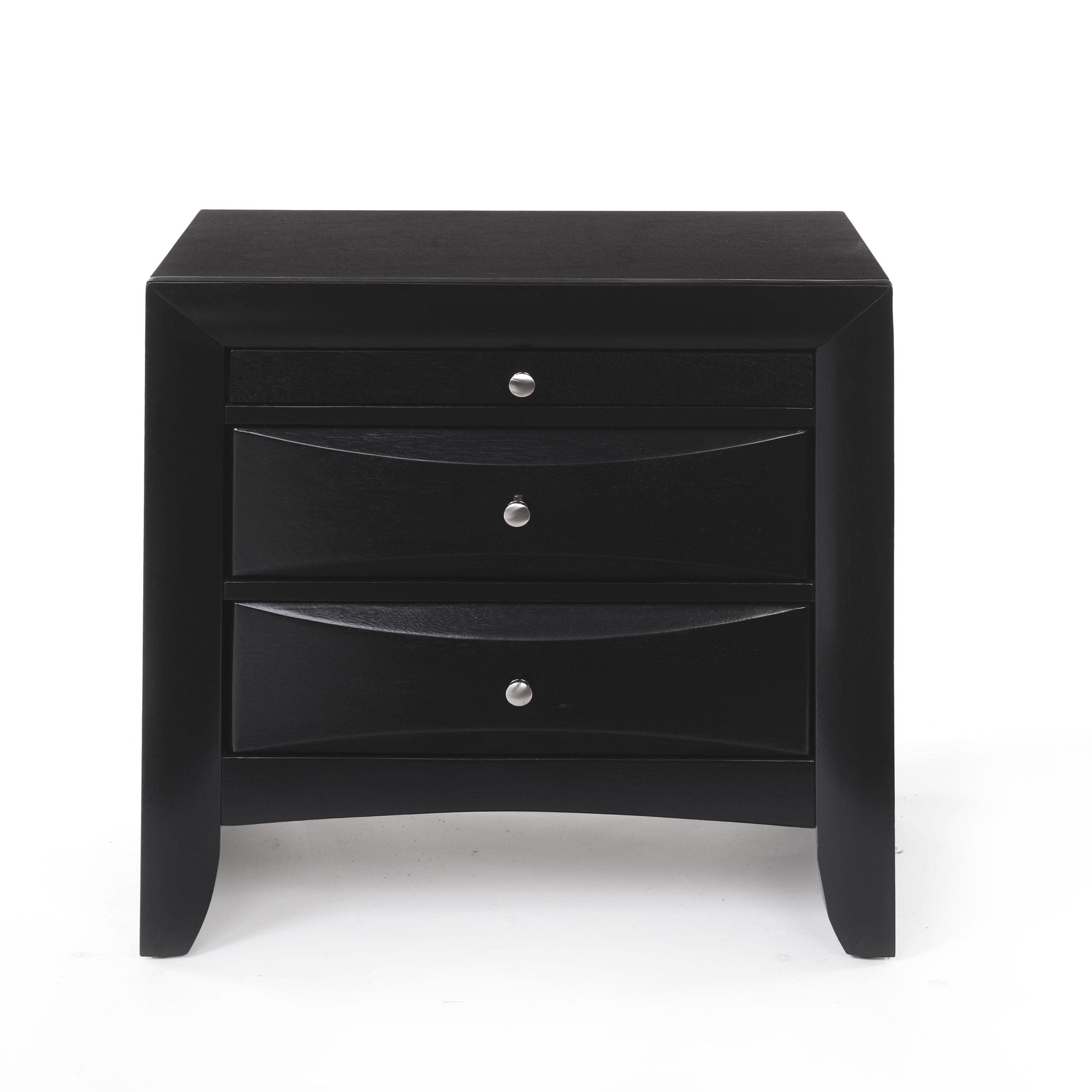 ACME Ireland Nightstand in Black 04163