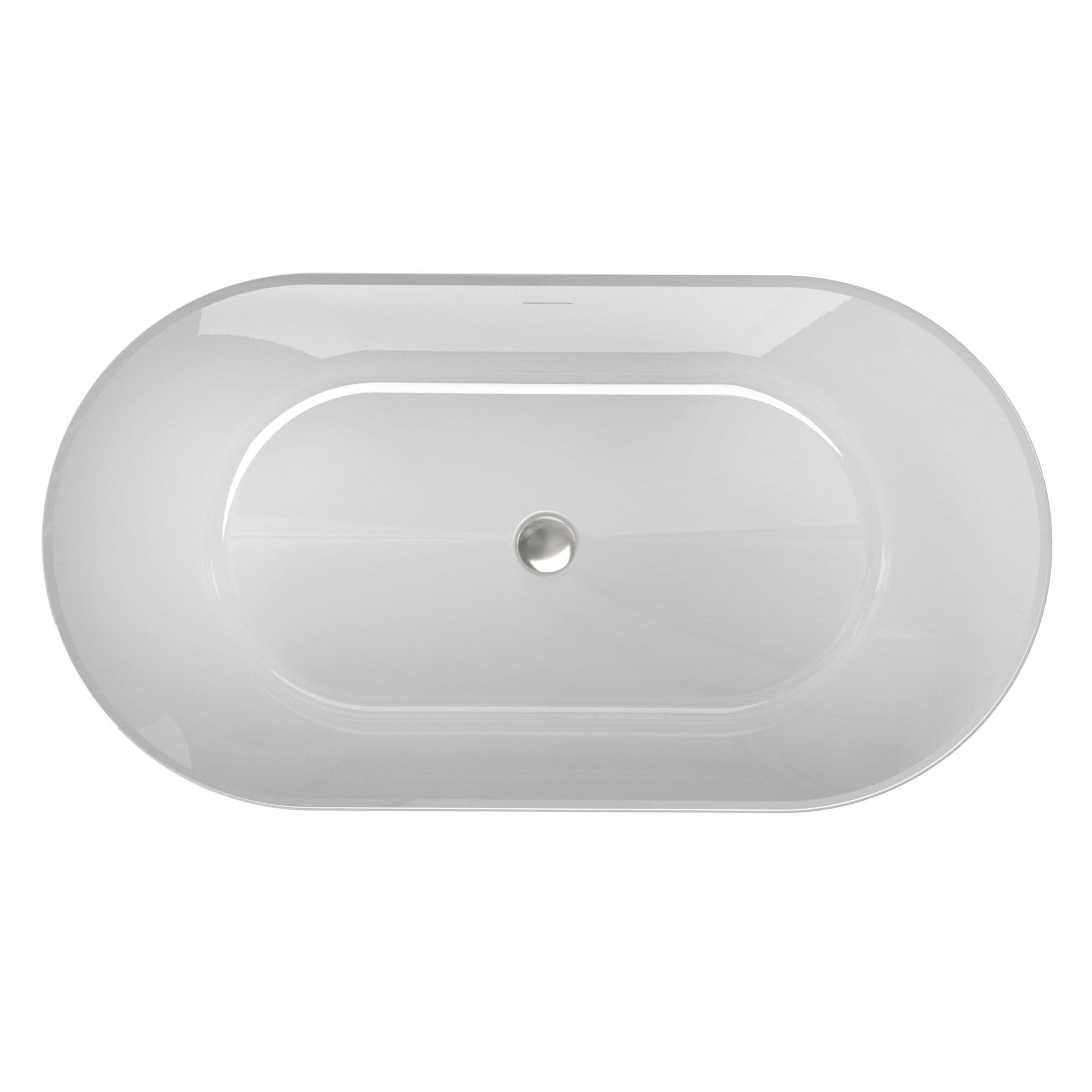 Acrylic Alcove Freestanding Soaking Bathtub