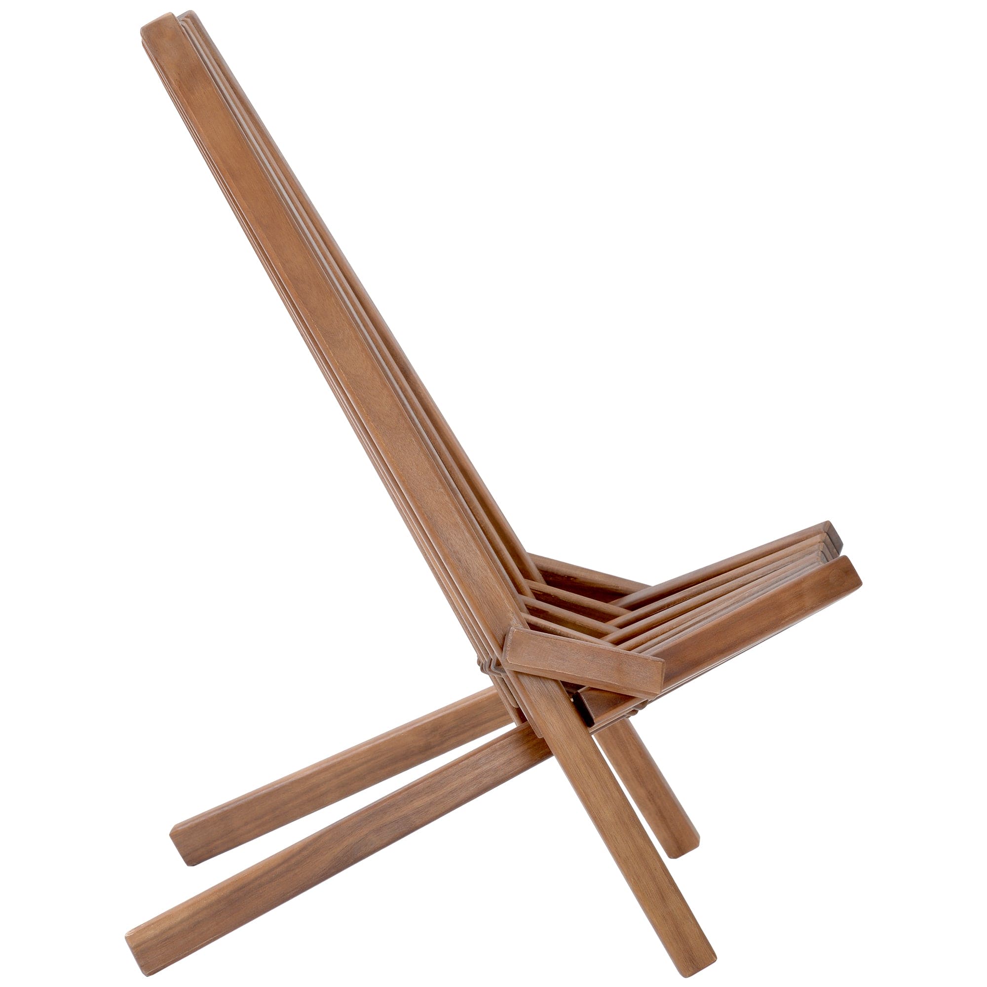 Folding wood chair