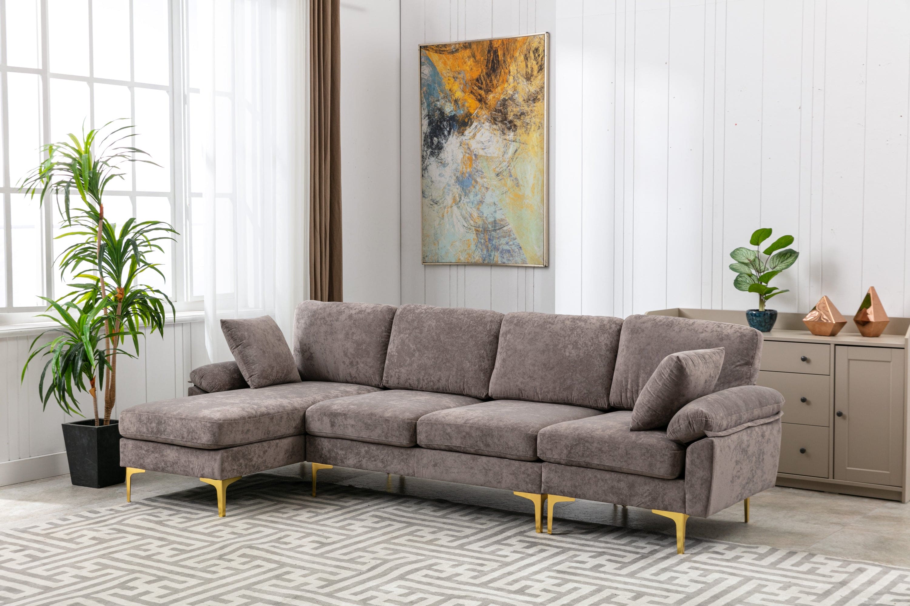 COOLMORE Accent sofa /Living room sofa sectional  sofa