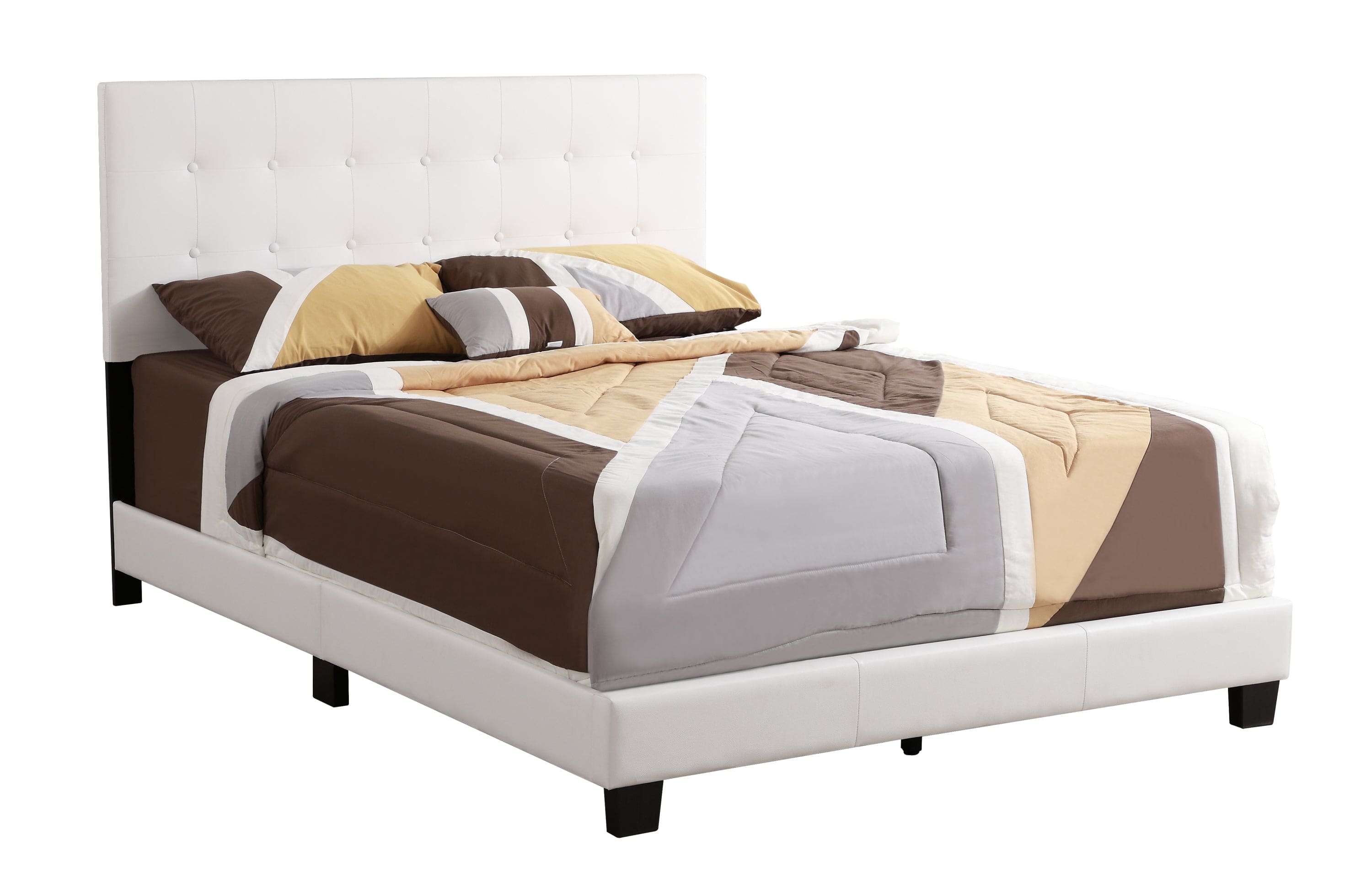 Glory Furniture Caldwell G1305-FB-UP Full Bed , WHITE