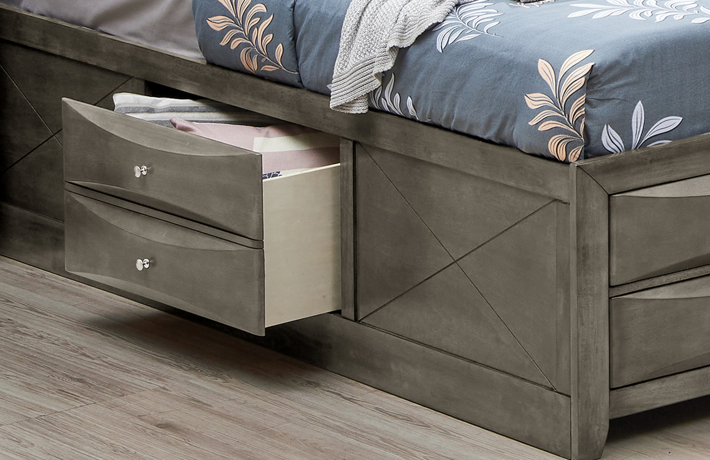 Glory Furniture Marilla G1505G-FSB3 Full Storage bed , Gray