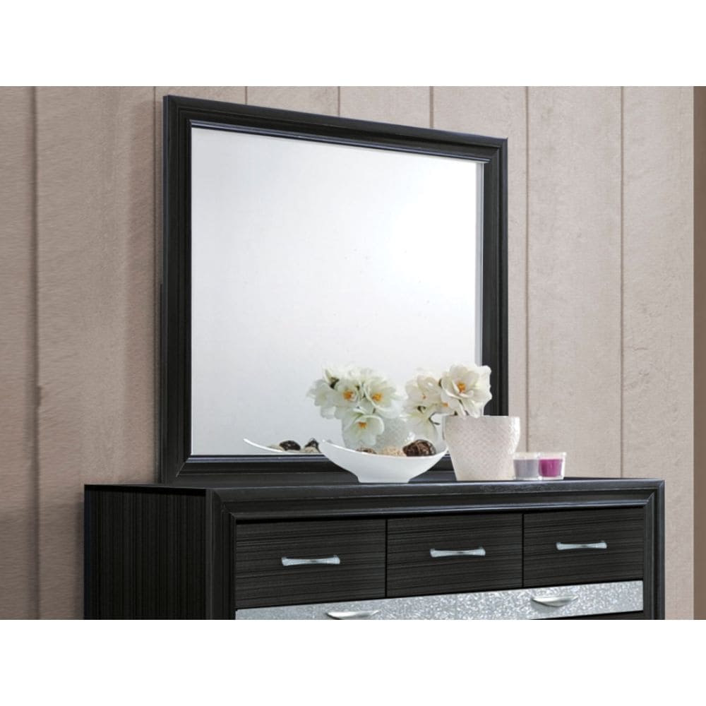 ACME Naima Mirror in Black 25904